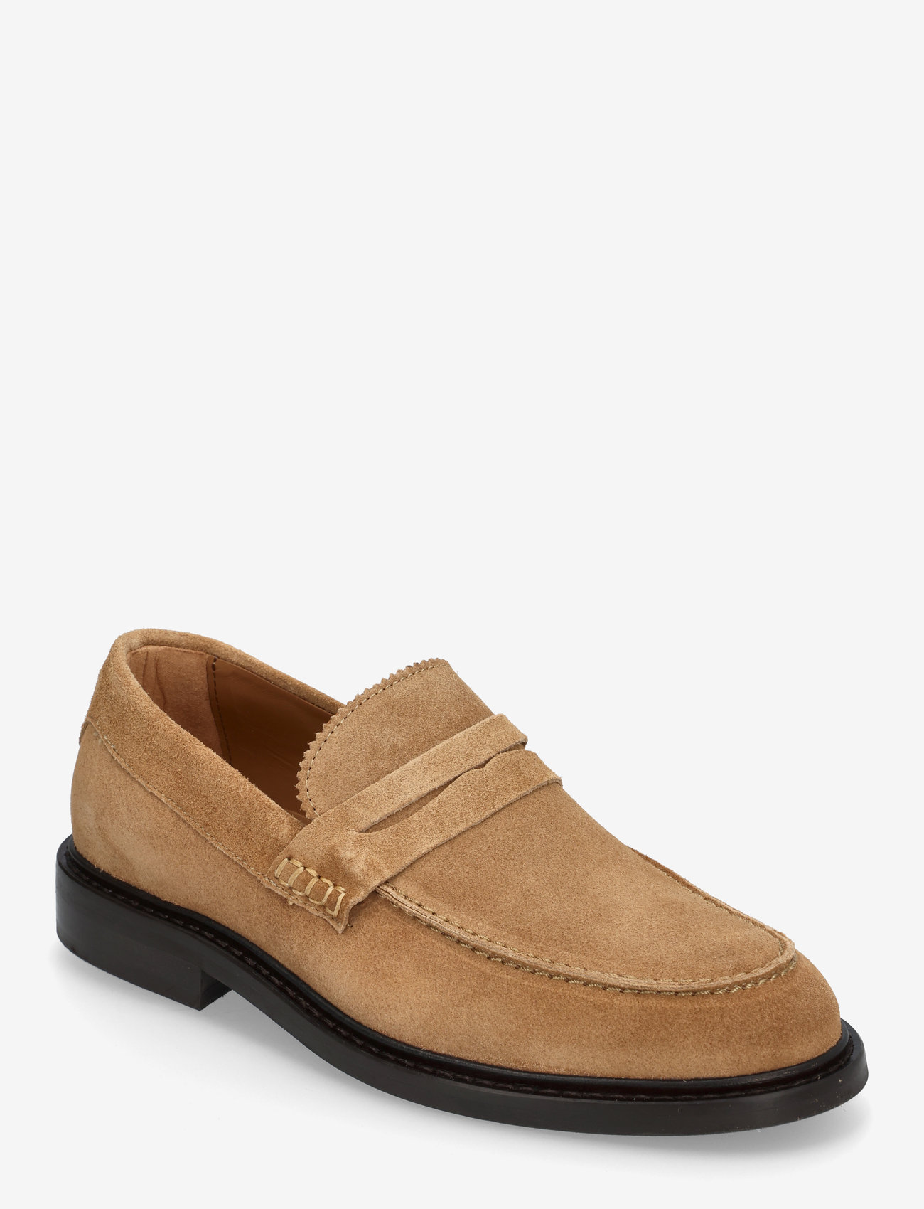 Selected Slhcarter Suede Low Penny Loafer – loafers – shop at