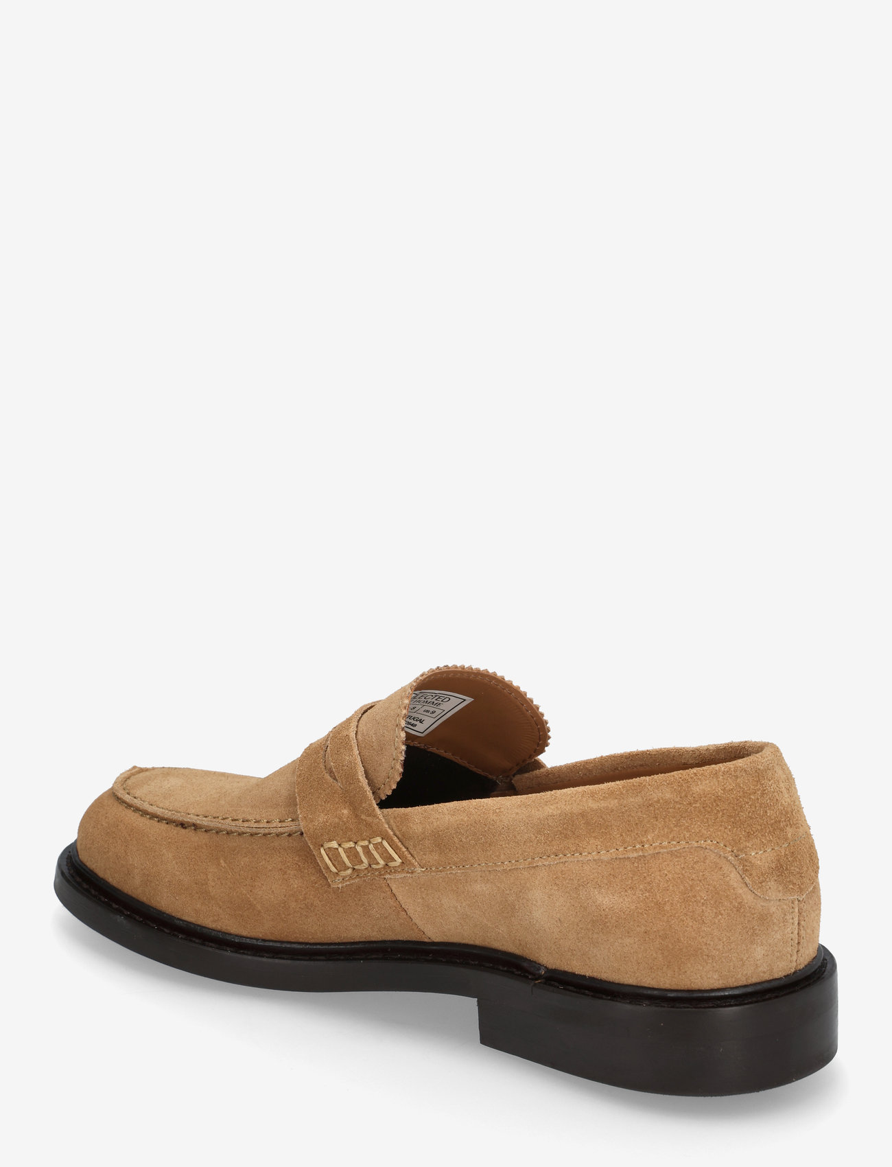 Selected - SLHCARTER SUEDE LOW PENNY LOAFER - collections - warm sand - 3