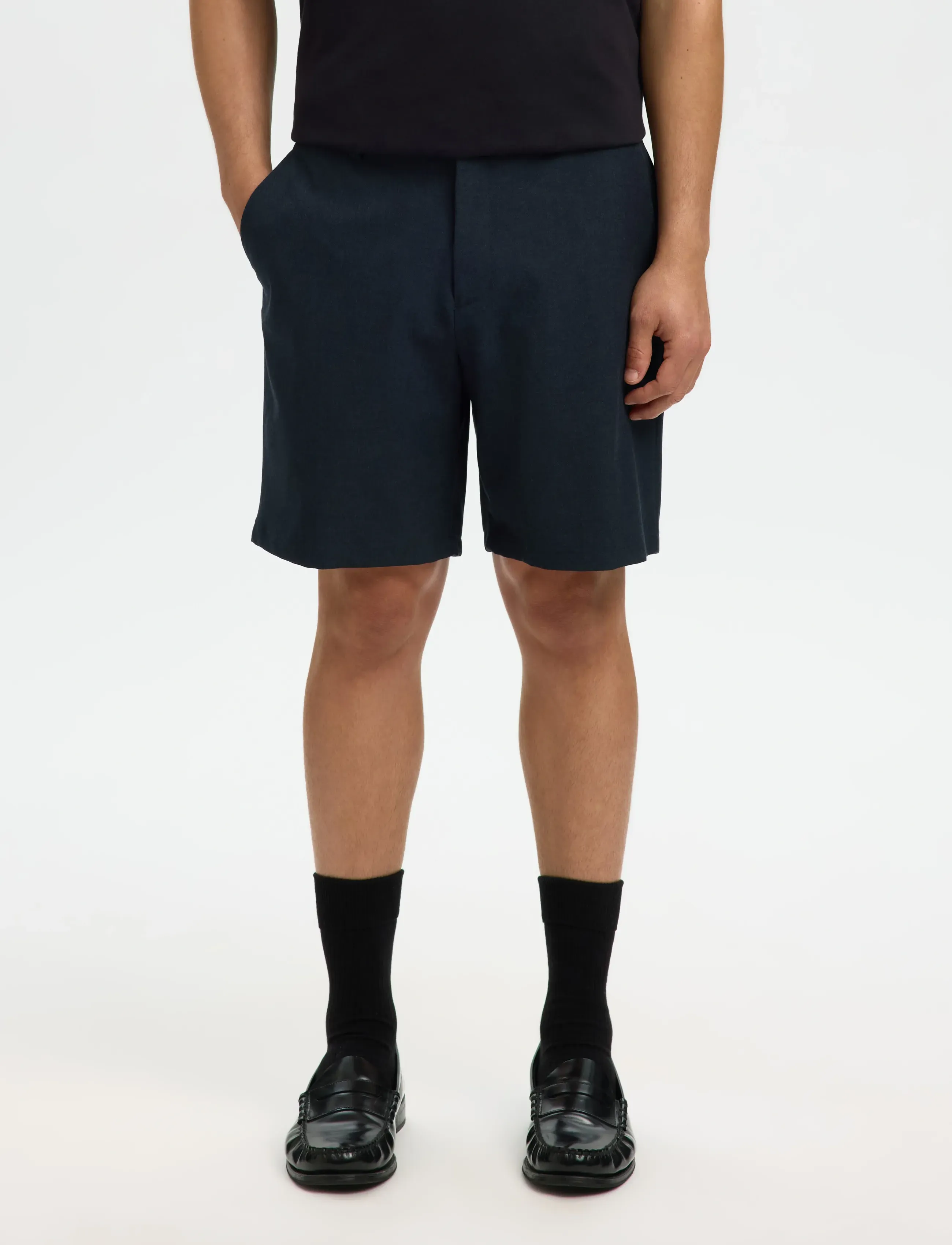 Selected SLHREGULAR-ROBERT FLEX SHORTS NOOS - Iedvesma - DARK SAPPHIRE / navy