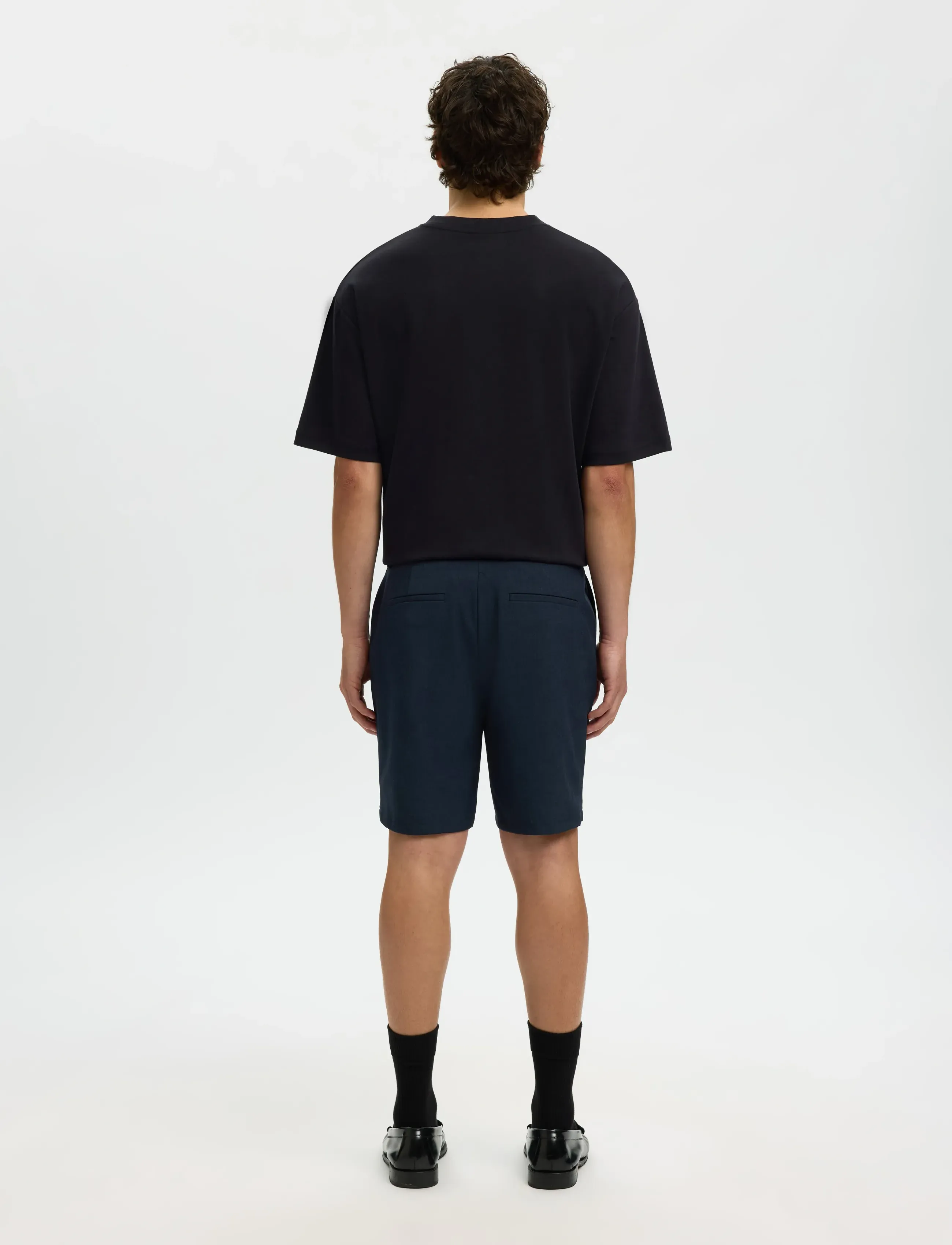 Selected - SLHREGULAR-ROBERT FLEX SHORTS NOOS - short décontracté - dark sapphire - 2