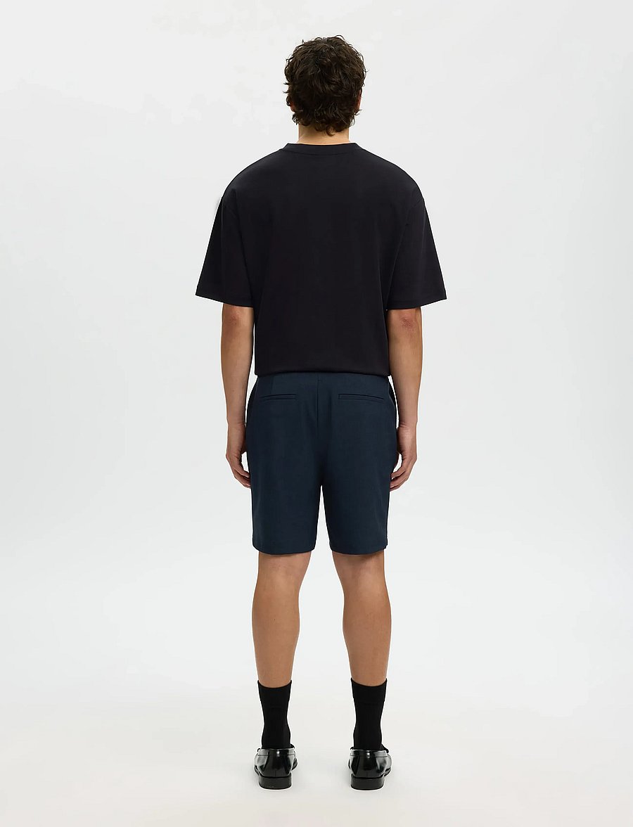 Selected - SLHREGULAR-ROBERT FLEX SHORTS NOOS - ikdienas šorti - dark sapphire - 2