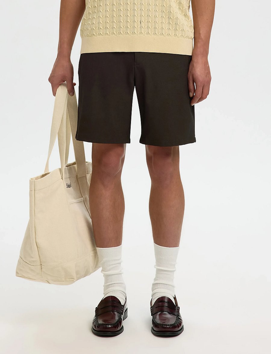 Selected - SLHREGULAR-ROBERT FLEX SHORTS NOOS - laisvalaikio šortai - delicioso - 0