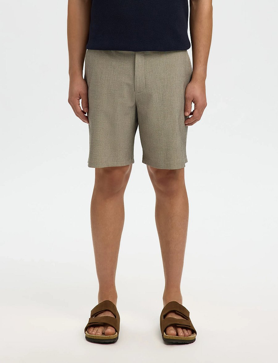 Selected - SLHREGULAR-ROBERT FLEX SHORTS NOOS - laisvalaikio šortai - sand - 0