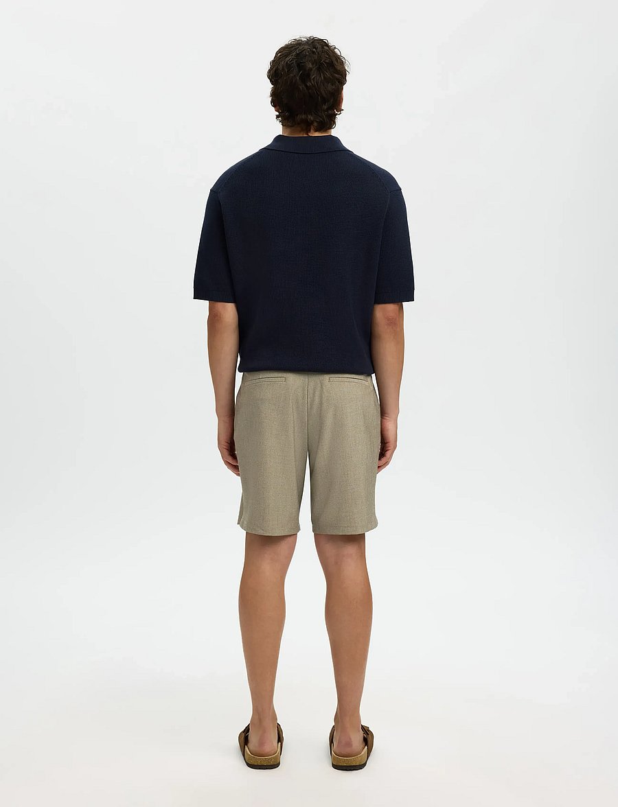 Selected - SLHREGULAR-ROBERT FLEX SHORTS NOOS - laisvalaikio šortai - sand - 2