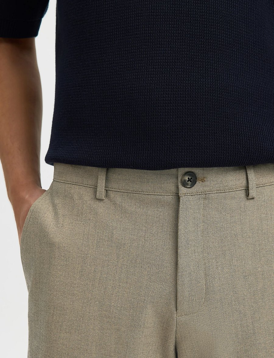 Selected - SLHREGULAR-ROBERT FLEX SHORTS NOOS - laisvalaikio šortai - sand - 4
