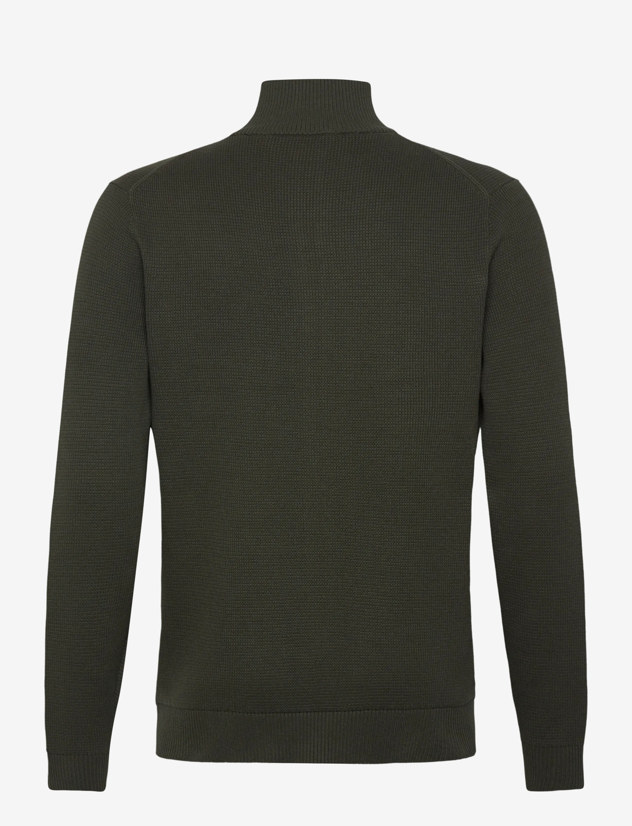 Selected - SLMDANE LS KNIT STRUCTURE FULL ZIP NOOS - odzież - deep forest - 2