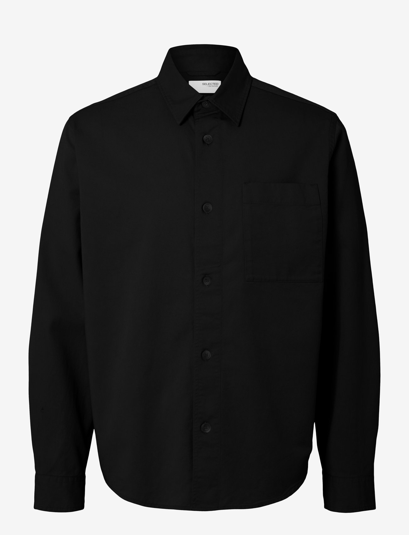 Selected - SLHACE THAIS OVERSHIRT - urlaubsfavoriten - black - 1