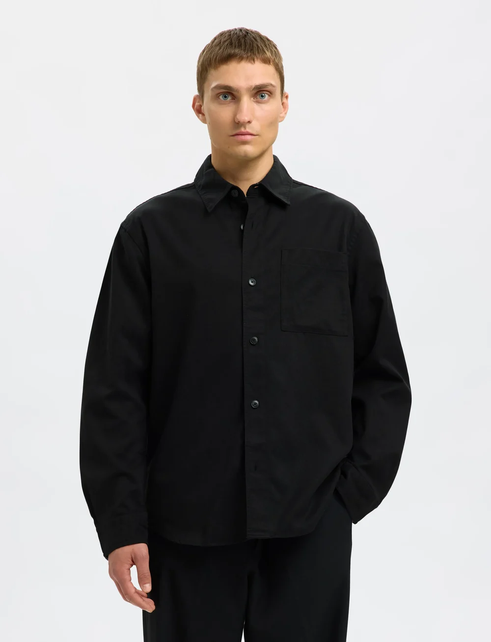 Selected - SLHACE THAIS OVERSHIRT - mallistot - black - 0