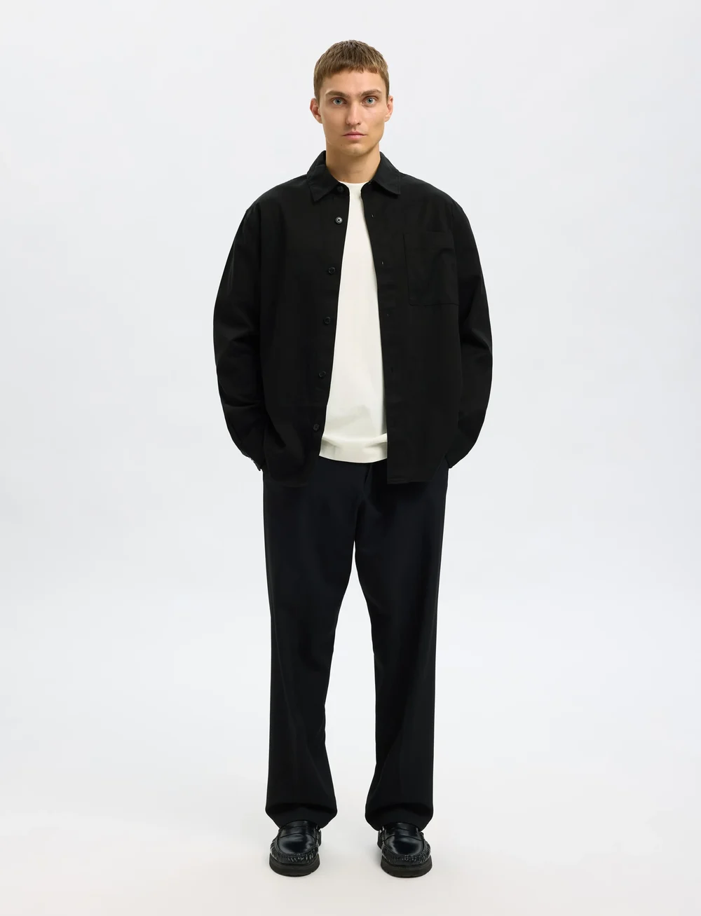 Selected - SLHACE THAIS OVERSHIRT - mallistot - black - 3