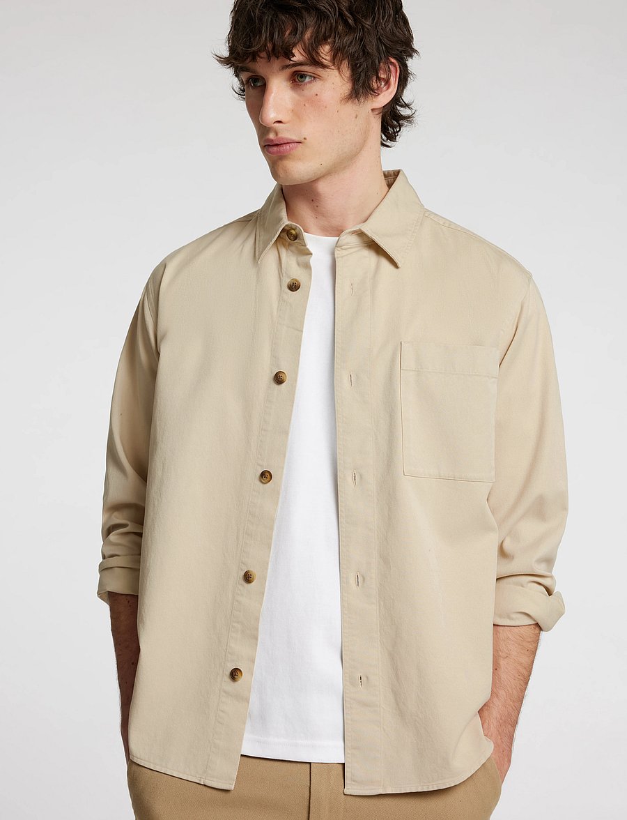 Selected - SLHACE THAIS OVERSHIRT - oatmeal - 3