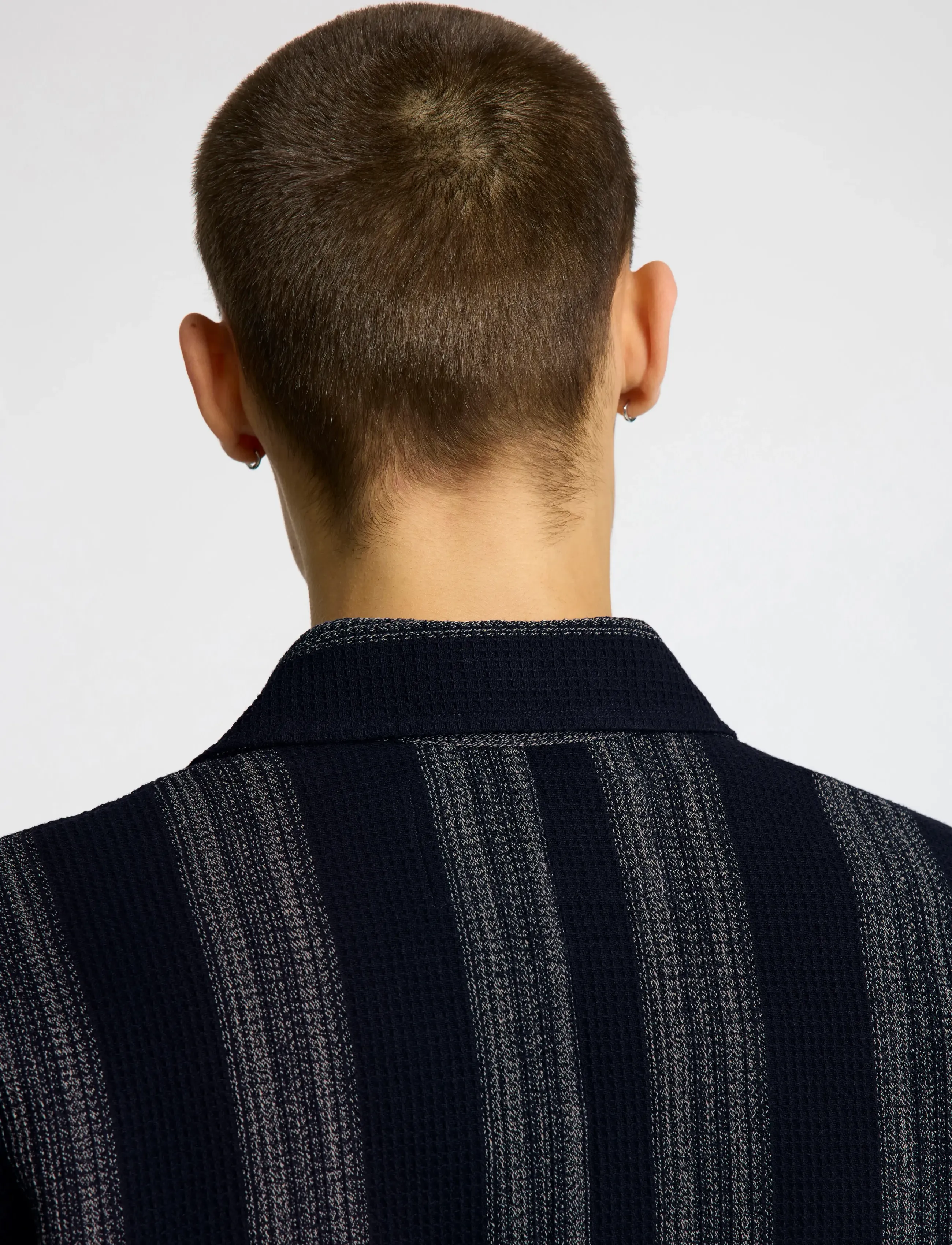Selected - SLHTONY WAFFLE STRIPE OVERSHIRT - nach anlass kaufen - sky captain - 4