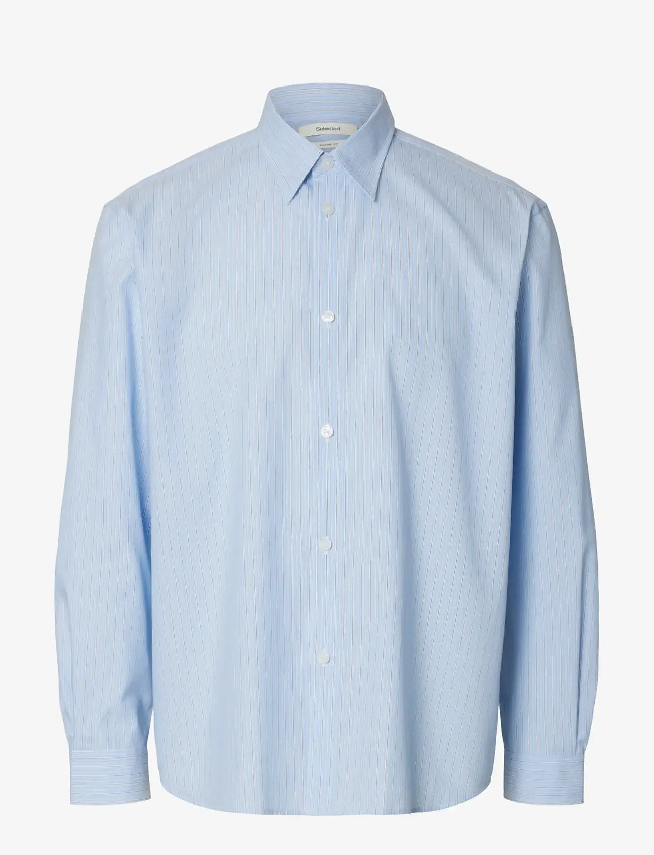 Selected - SLHRLXBEN STRIPE LS SHIRT - gestreifte hemden - della robbia blue - 1