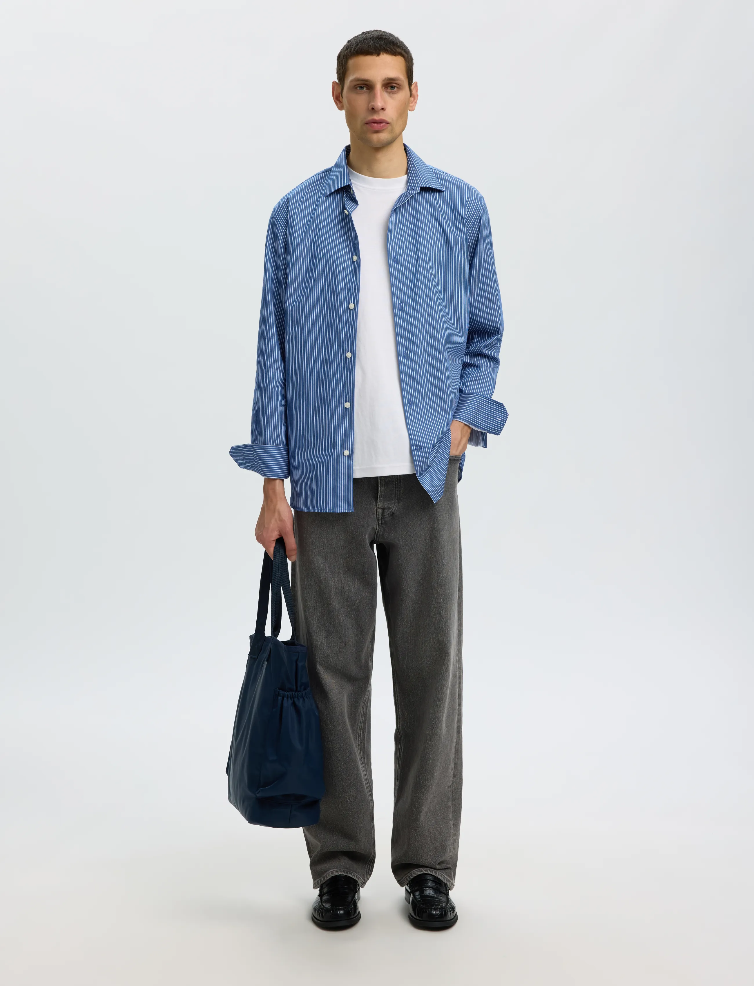 Selected - SLMSLIMFILIP PERFORMANCE LS SHIRT - limoges - 5