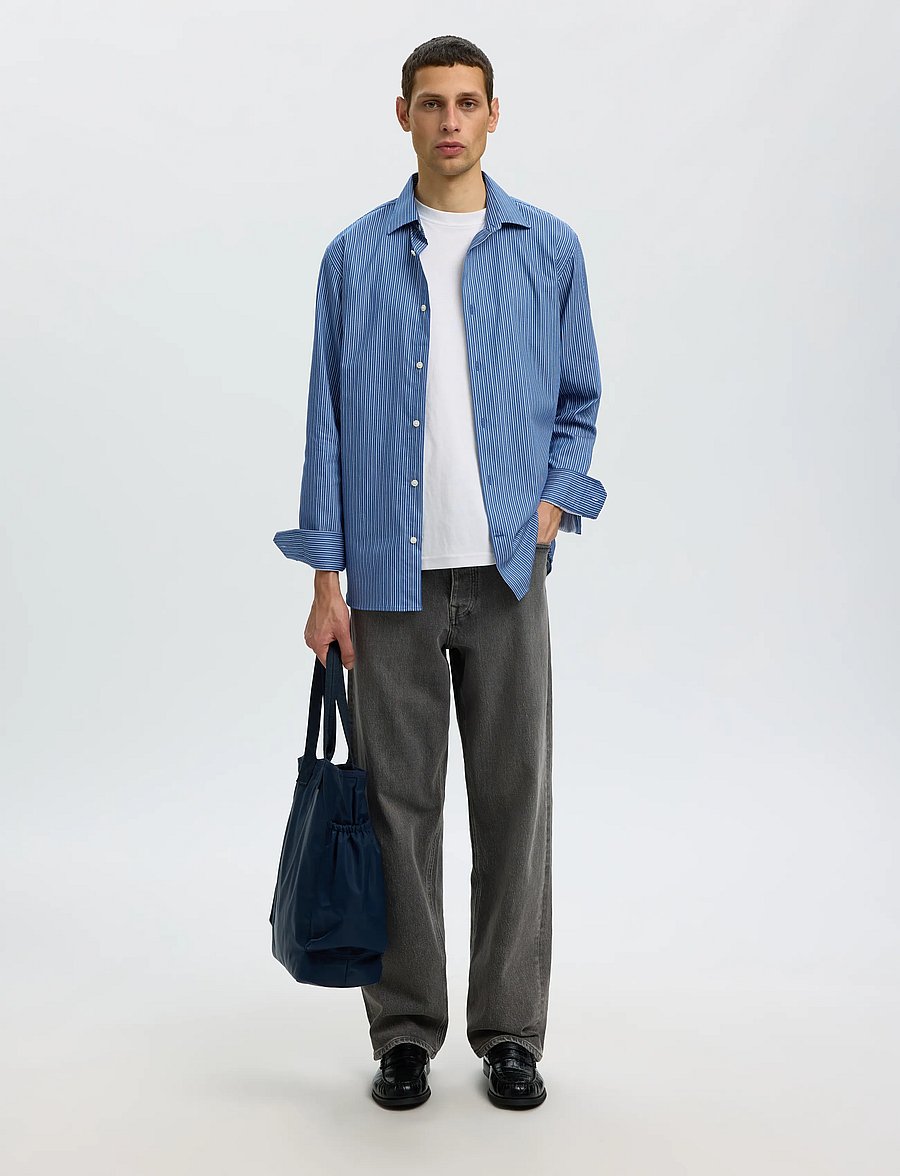 Selected - SLMSLIMFILIP PERFORMANCE LS SHIRT - limoges - 5