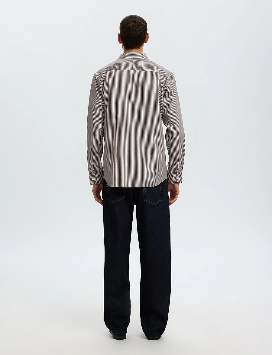 Selected - SLMSLIMFILIP PERFORMANCE LS SHIRT - turkish coffee - 2