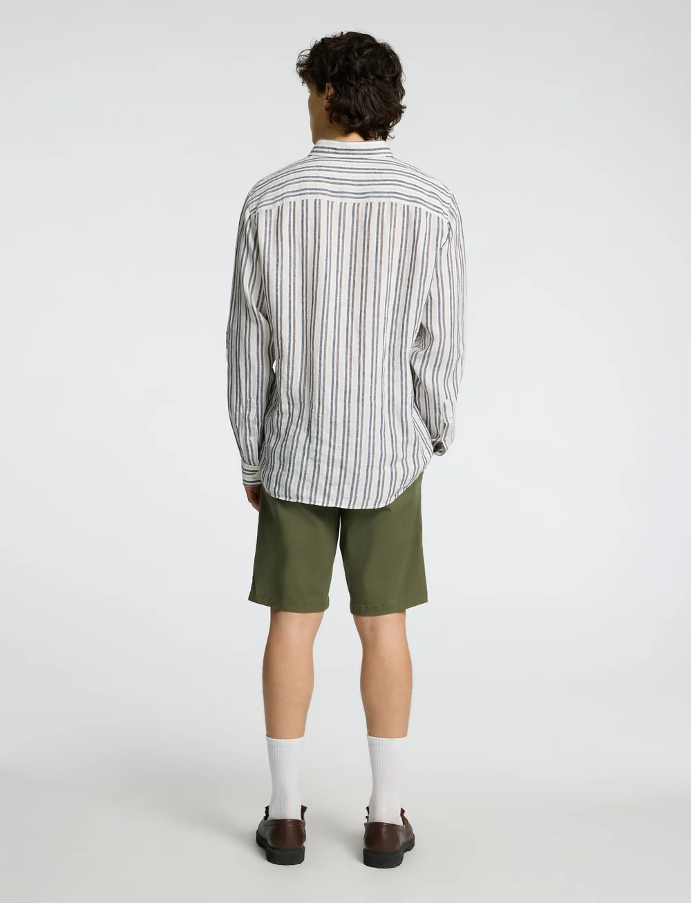 Selected - SLHREGKYLIAN MIX LS SHIRT - leinenhemden - bright white - 2