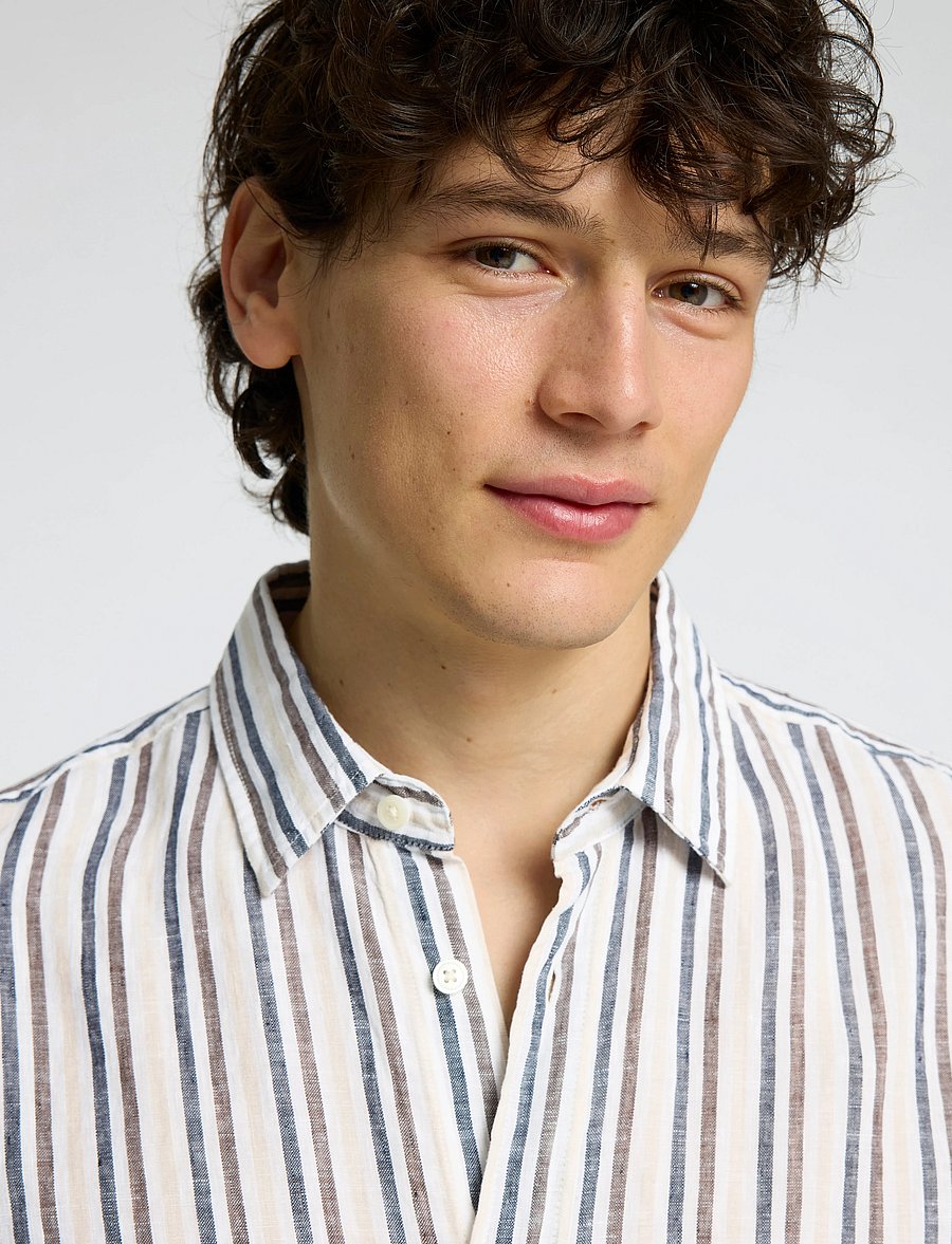 Selected - SLHREGKYLIAN LINEN LS SHIRT - chemises de lin - bright white - 3