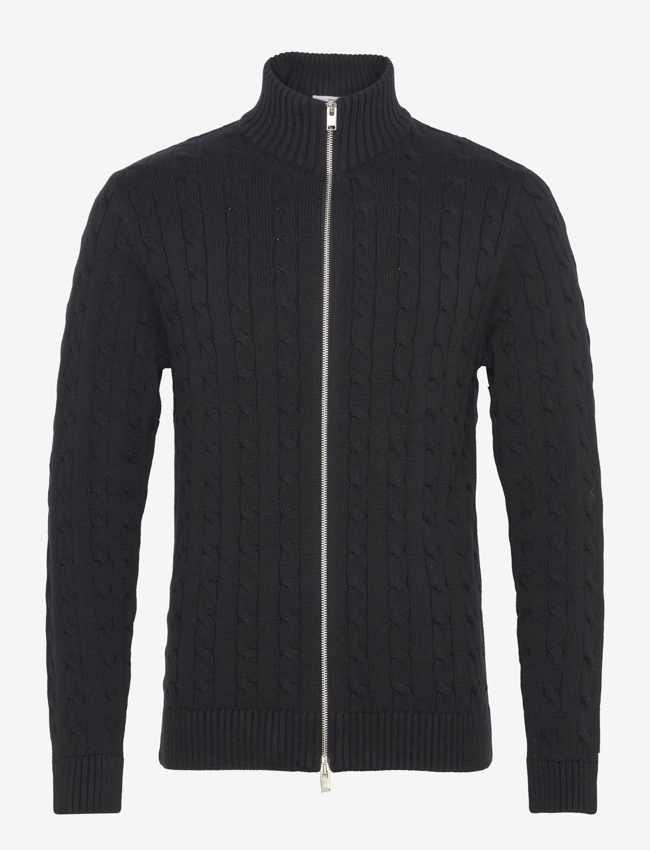 Selected - SLHRYAN STRUCTURE FULL ZIP - rudens drabužiai - black - 0