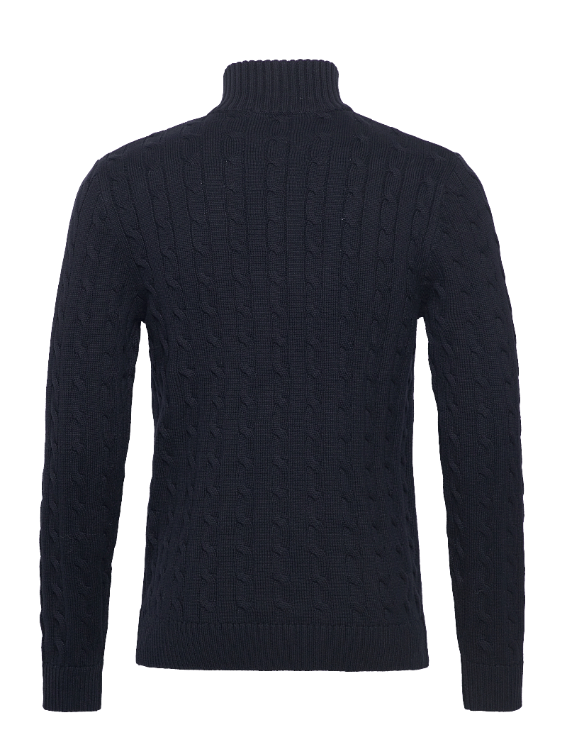 Selected - SLHRYAN STRUCTURE FULL ZIP - pullover mit durchgehendem reißverschluss - sky captain - 1