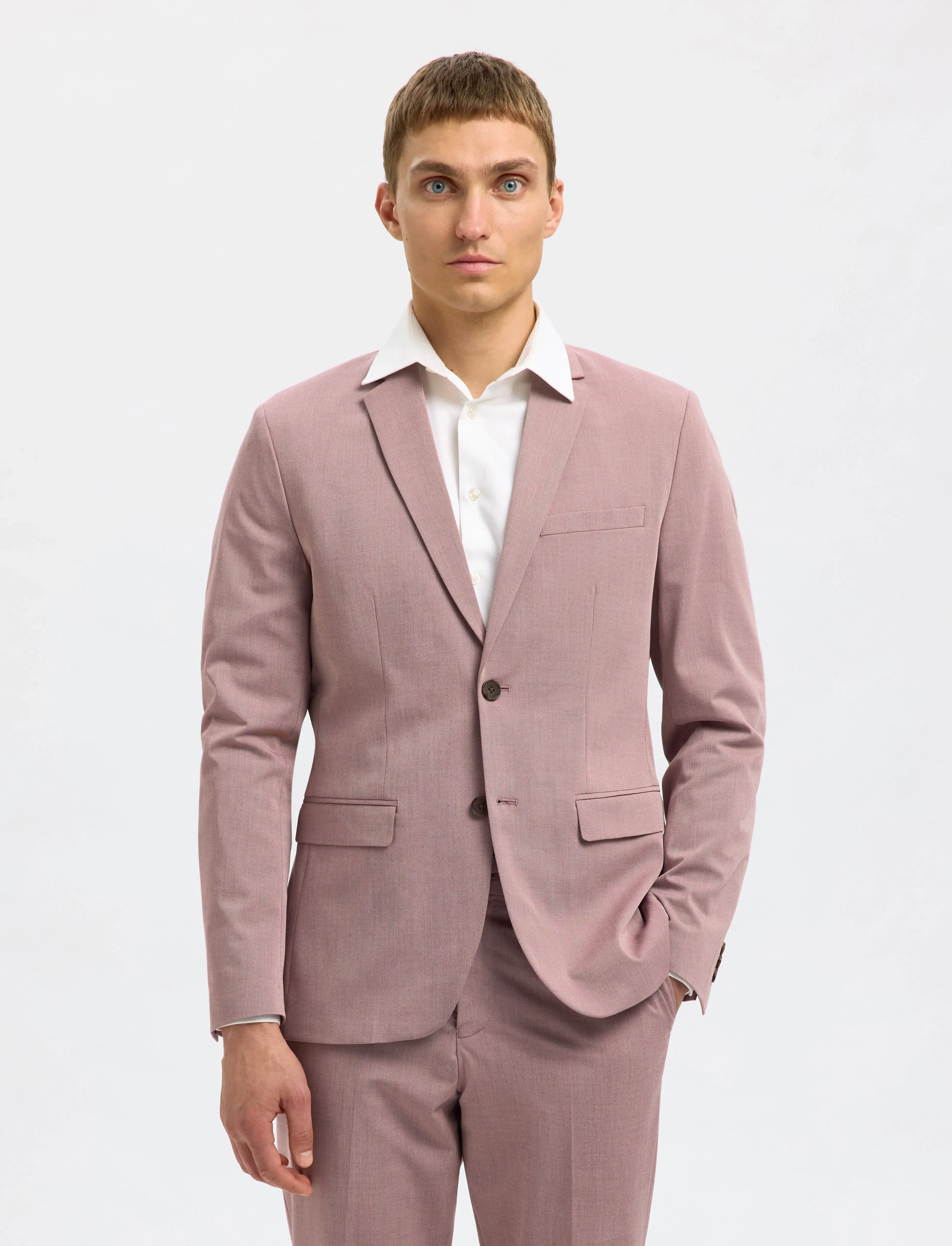 Selected - SLHSLIM-LIAM SPRING BLZ FLEX - menn - light pink - 3
