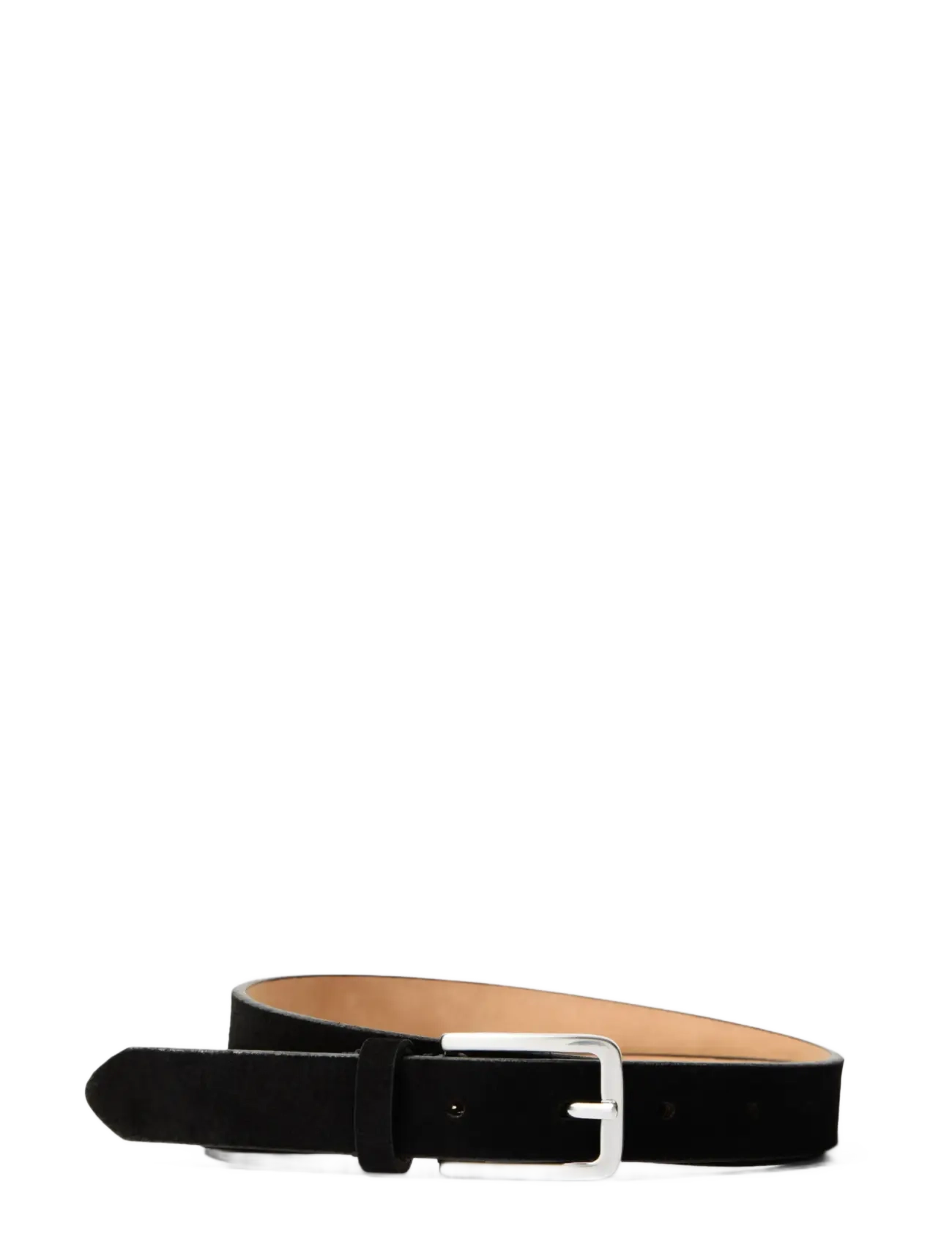 Selected - SLHSANDER SUEDE BELT - black - 1