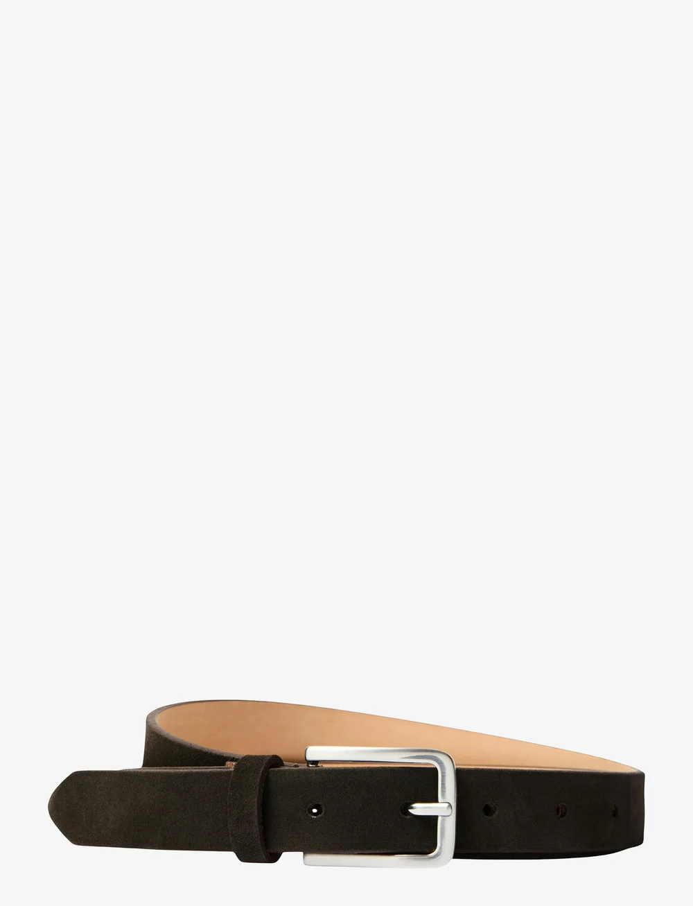 Selected - SLHSANDER SUEDE BELT - klassiske bælter - demitasse - 0