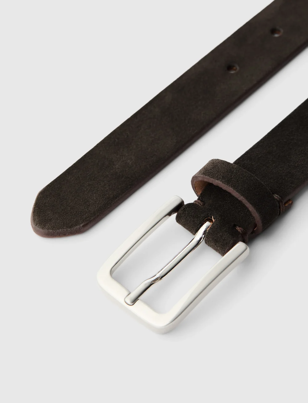 Selected - SLHSANDER SUEDE BELT - klassiske bælter - demitasse - 1