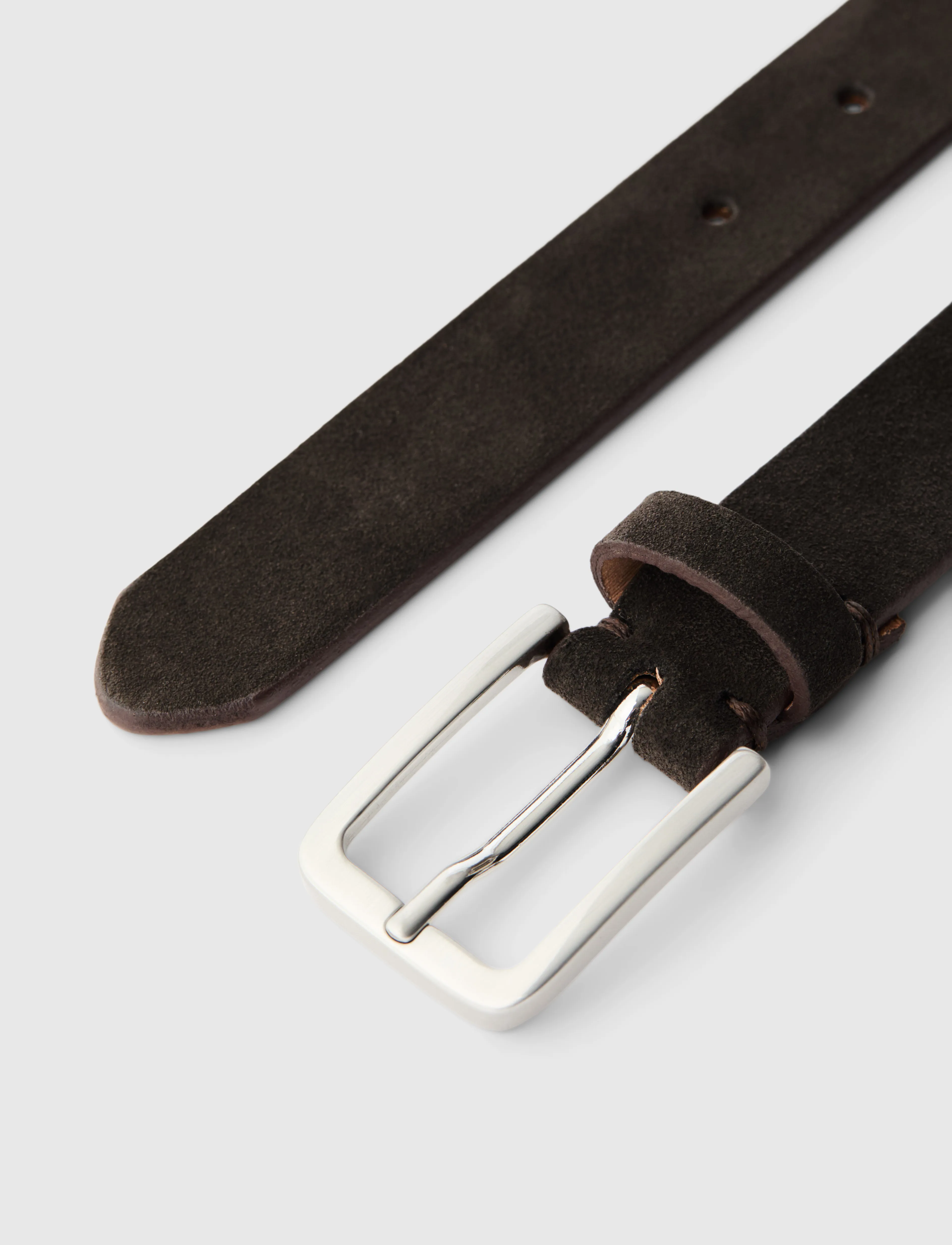 Selected - SLHSANDER SUEDE BELT - demitasse - 1