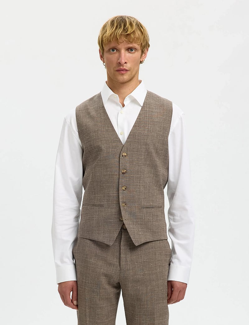 Selected - SLMSLIM-OASIS WCT - westen - dark sand melange - 0