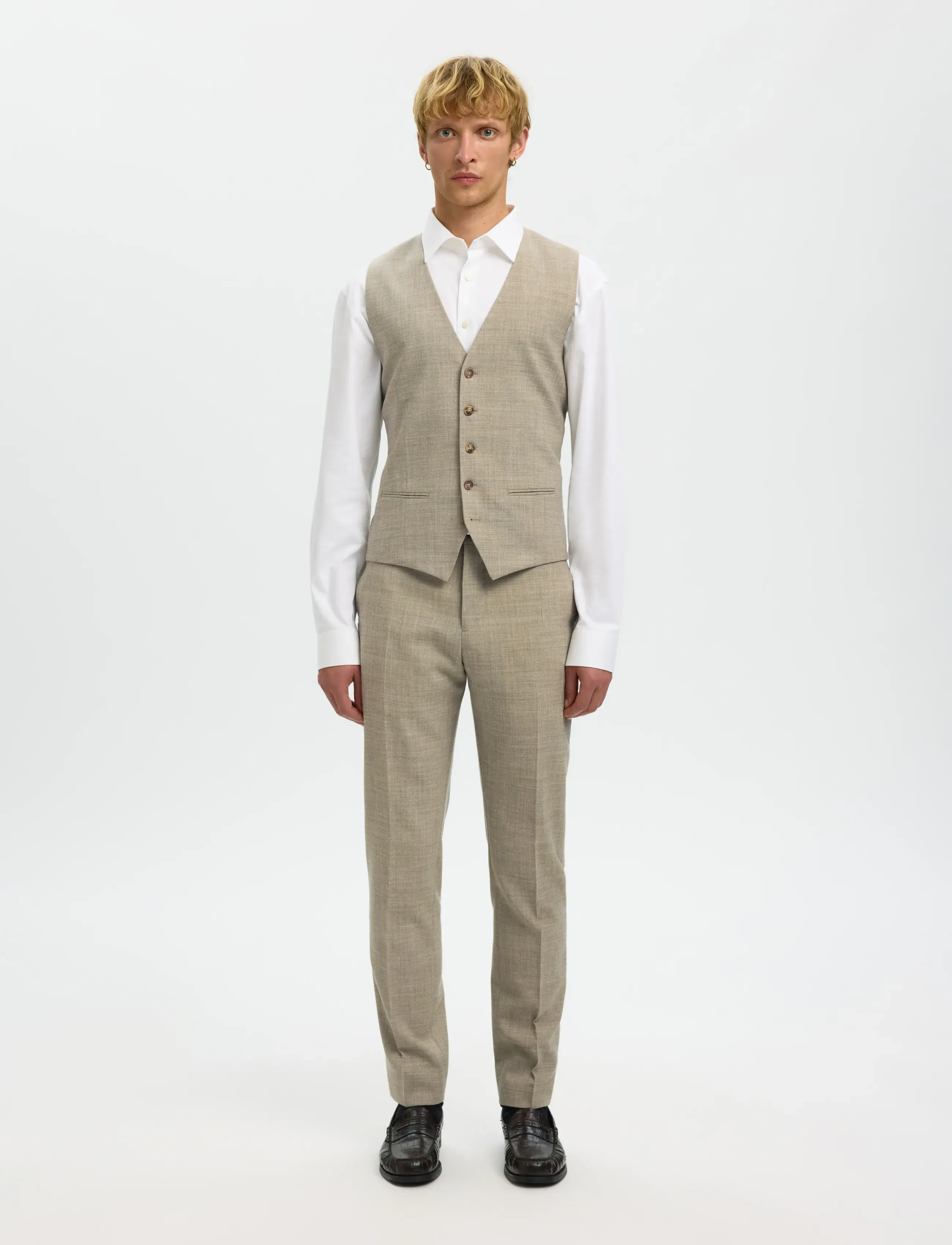 Selected - SLMSLIM-OASIS WCT - vestes - sand - 3