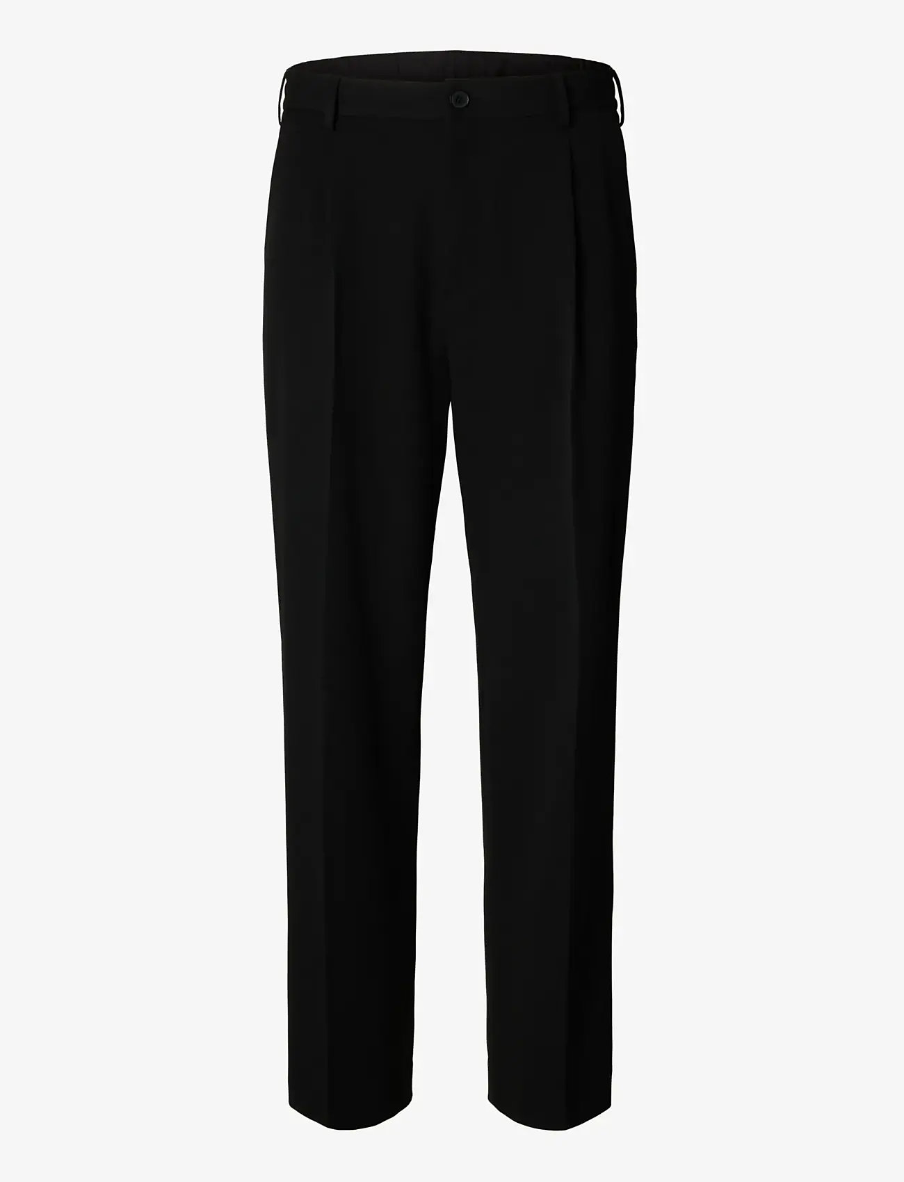Selected - SLH220-LOOSE FINN FLEX PANTS NOOS - Ülikonnapüksid - black - 1