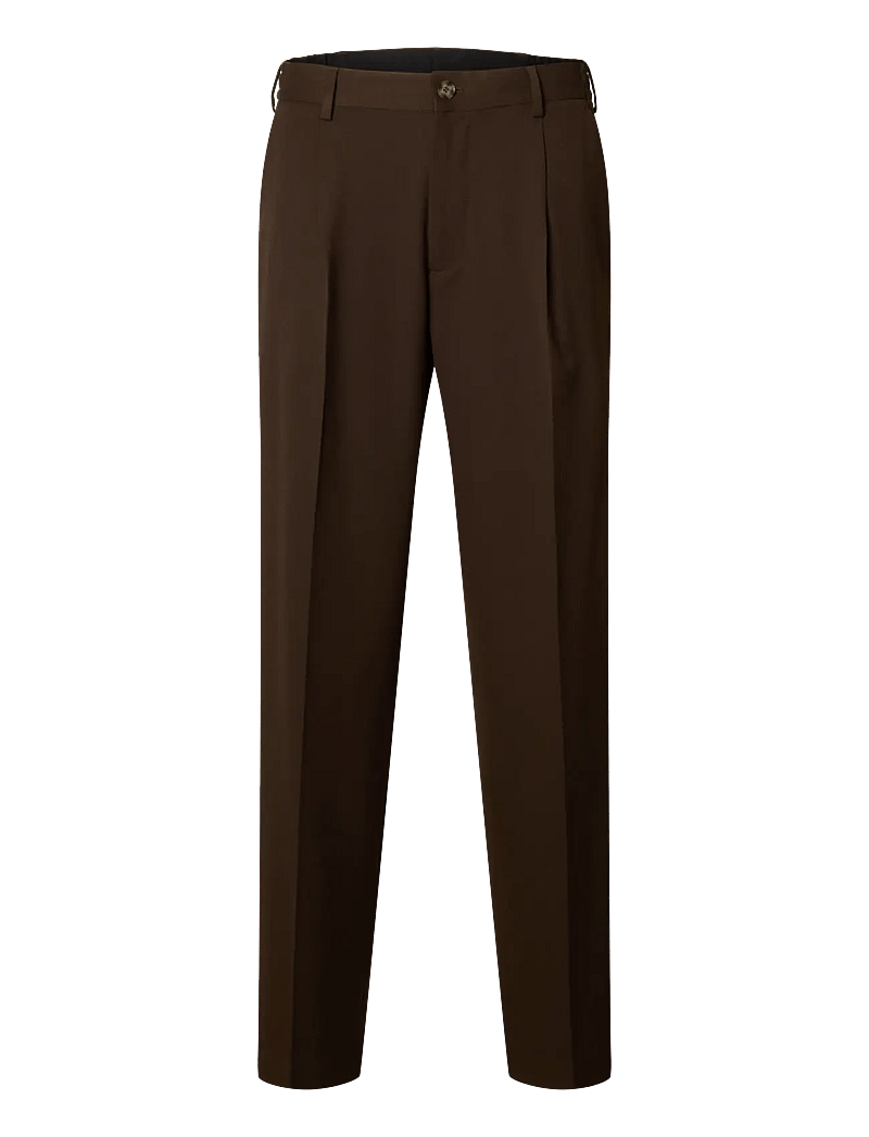 Selected - SLH220-LOOSE FINN FLEX PANTS NOOS - anzugshosen - demitasse - 1