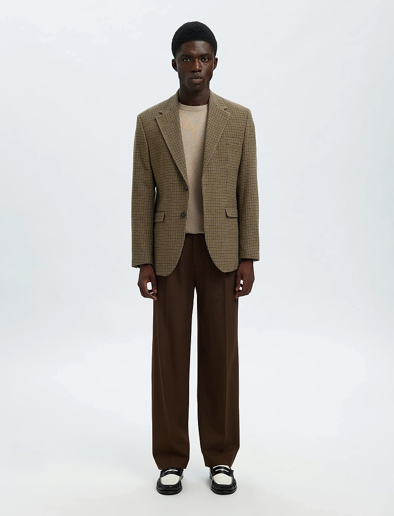 Selected - SLH220-LOOSE FINN FLEX PANTS NOOS - anzugshosen - demitasse - 5