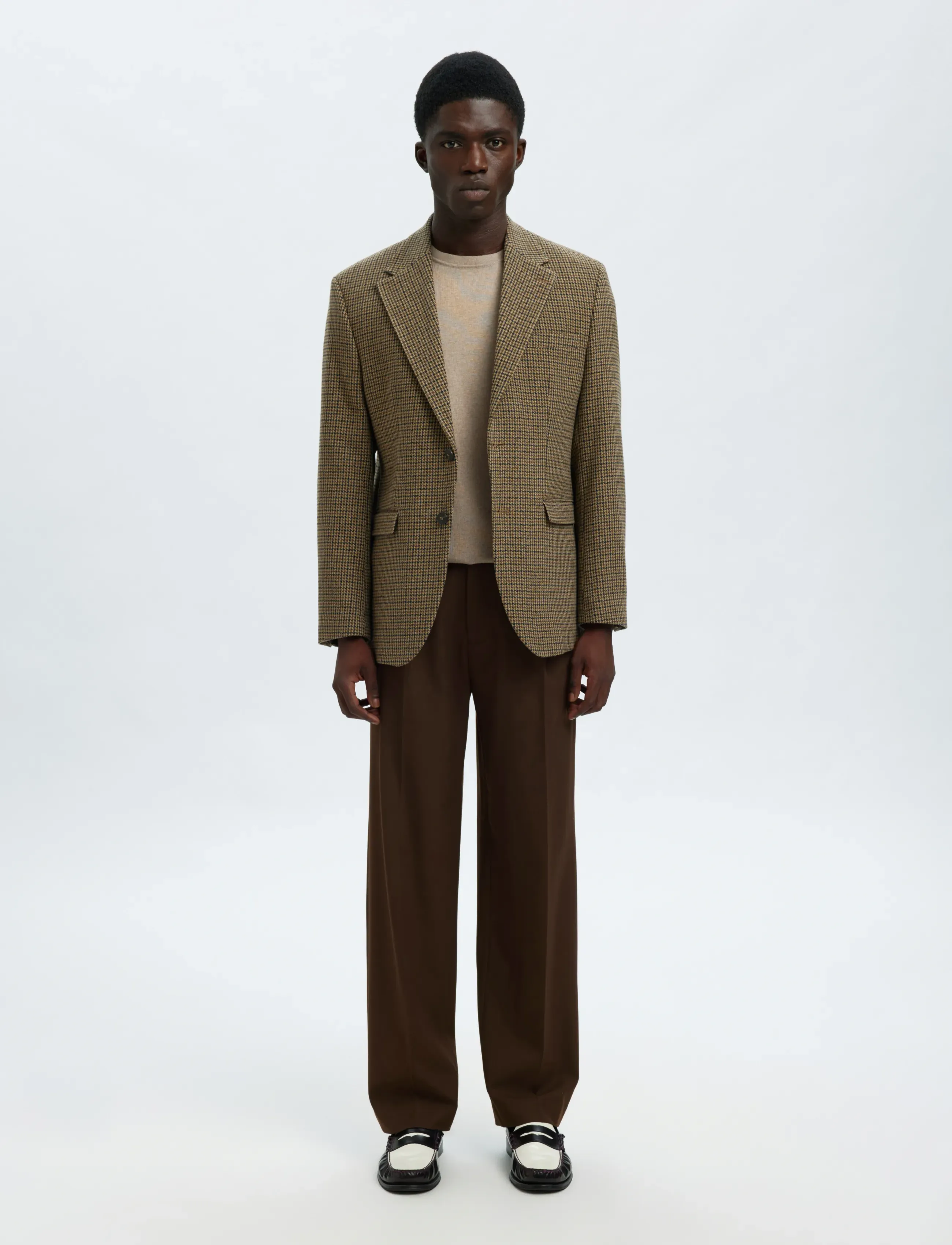 Selected - SLM220-LOOSE FINN FLEX PANTS NOOS - anzugshosen - demitasse - 5