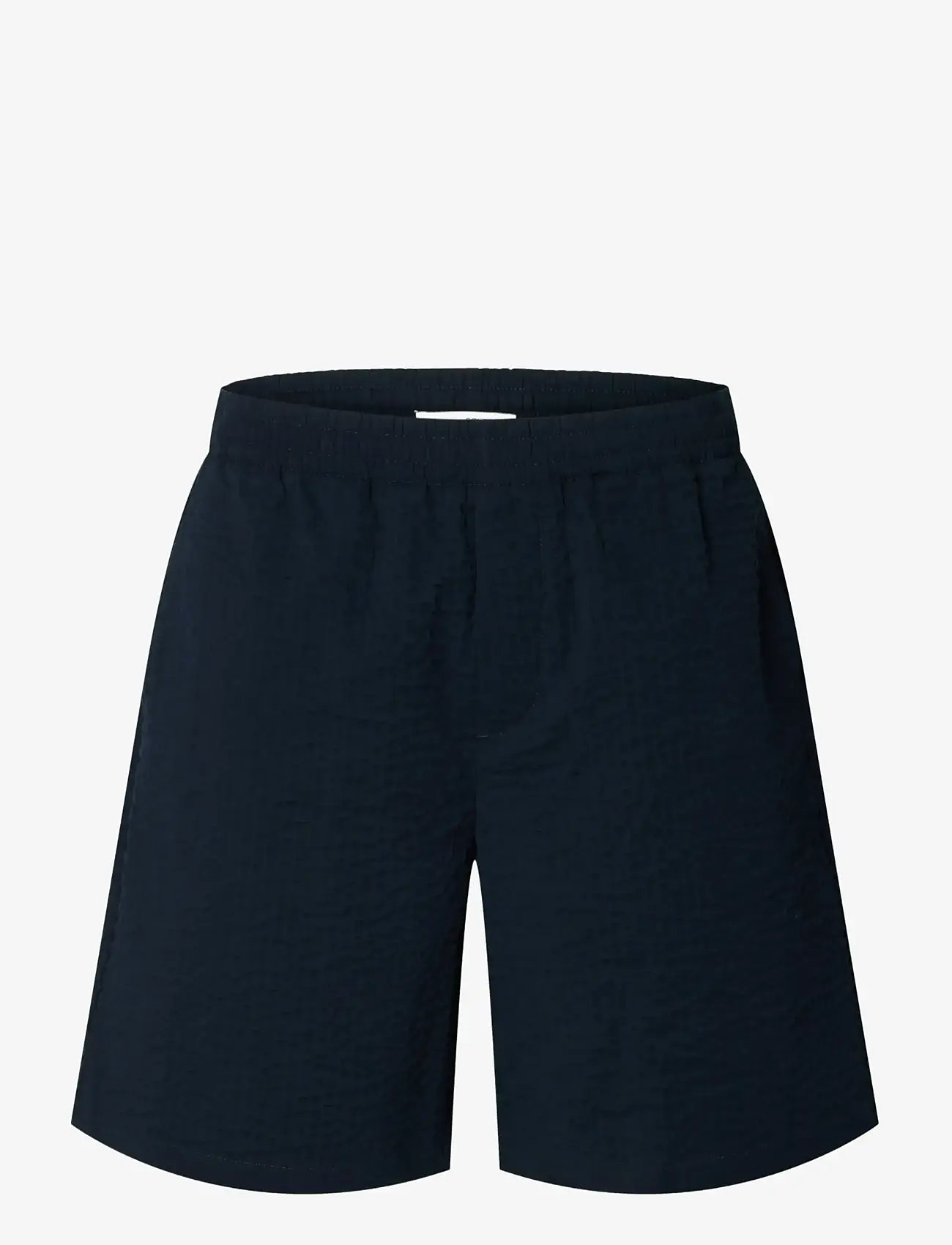 Selected - SLHLOOSE-ACE SEERSUCKER STRING SHORTS - casual shorts - sky captain - 1