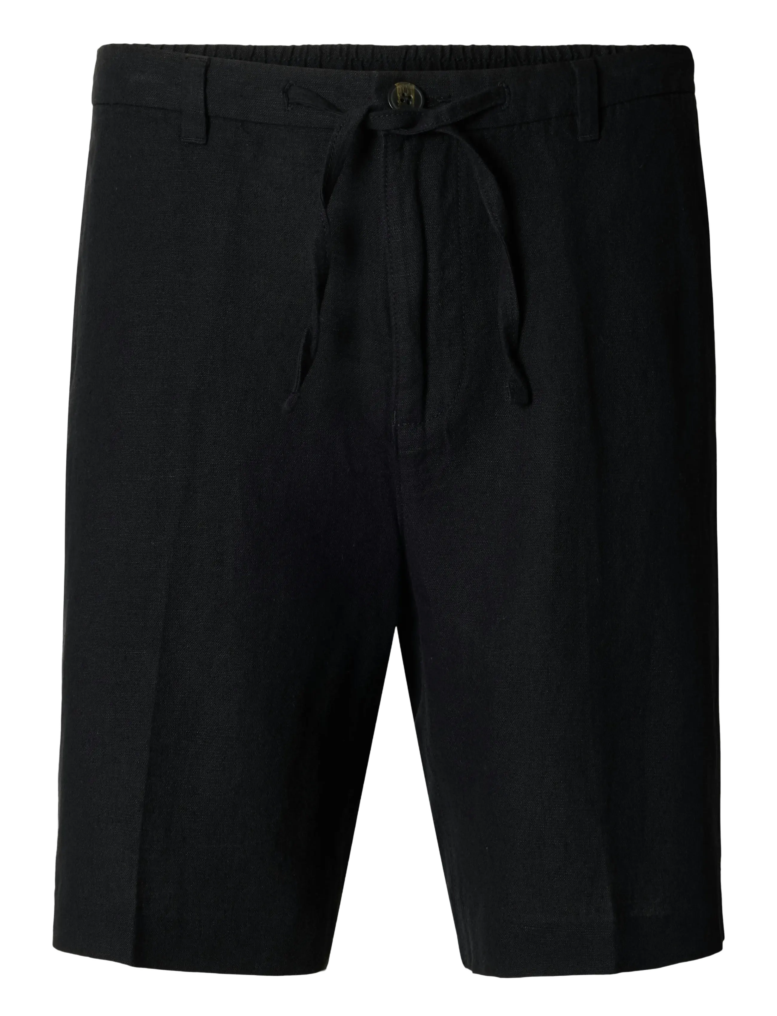 SELECTED Slmregular-Leroy Linen Bld Shorts Noos Schwarz - XL - Herren