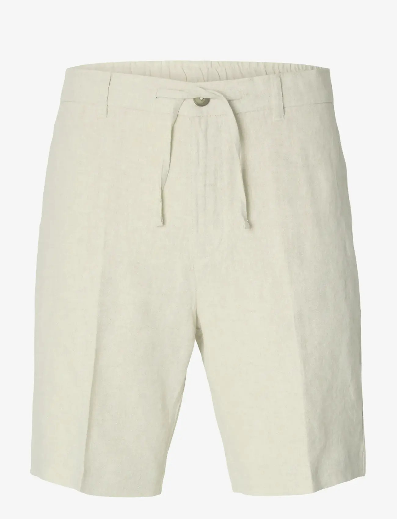 Selected - SLMREGULAR-LEROY LINEN BLD SHORTS NOOS - kiti variantai - pure cashmere - 1
