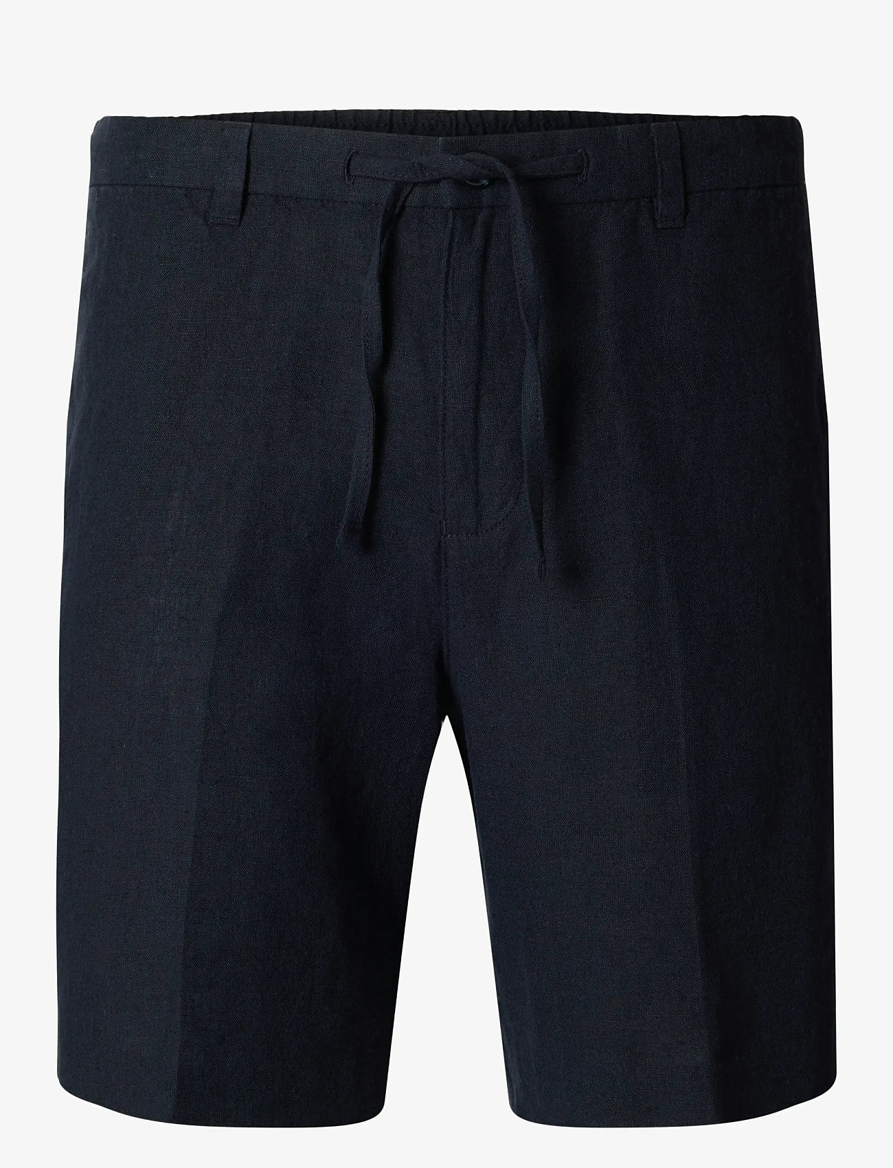 Selected - SLMREGULAR-LEROY LINEN BLD SHORTS NOOS - linen shorts - sky captain - 1