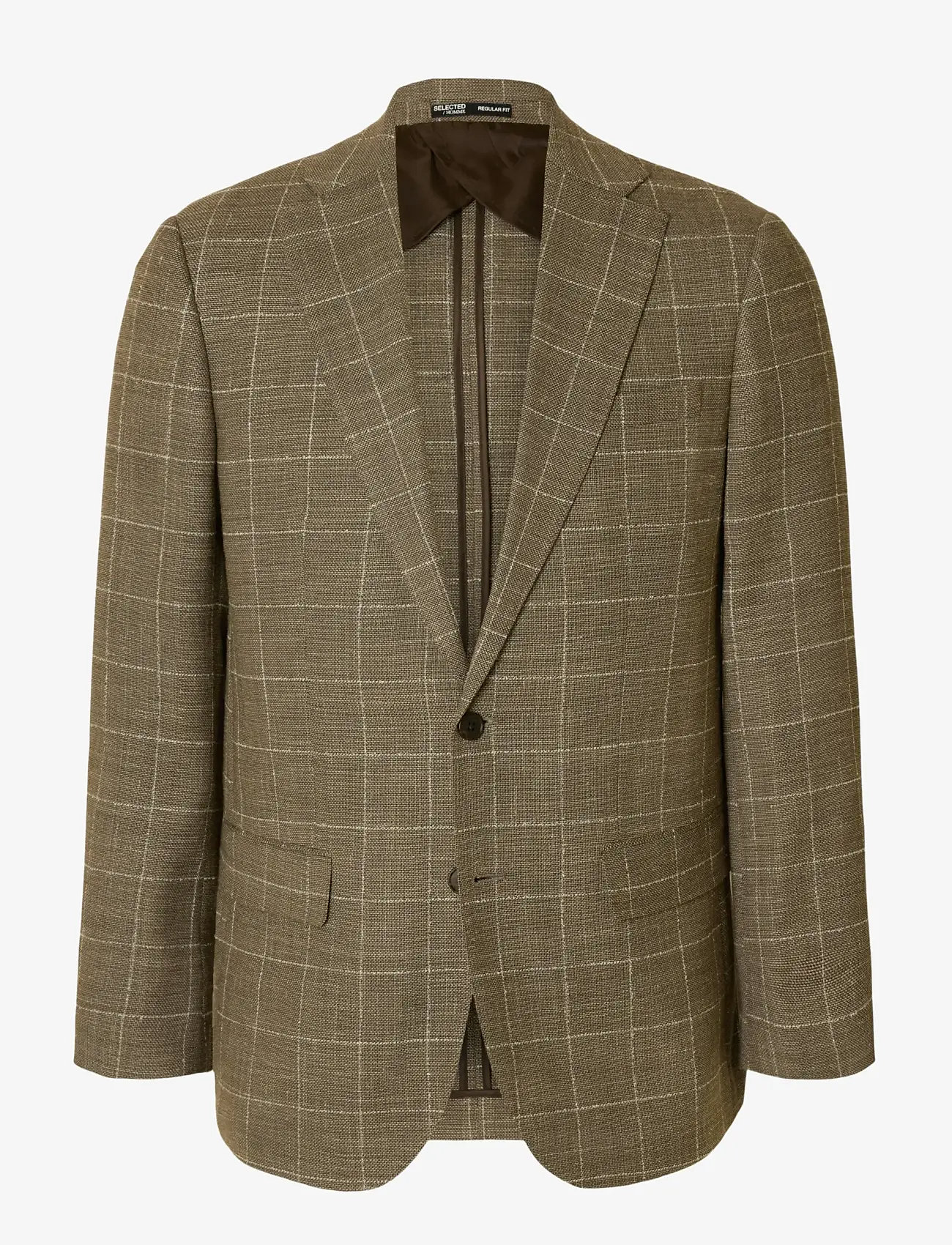 Selected - SLHRELAXED-OASIS SUN CHK BLZ - single breasted blazers - slate black - 1