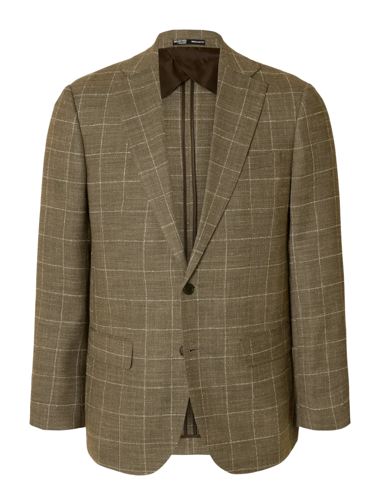 SLHRELAXED-OASIS SUN CHK BLZ - SLATE BLACK