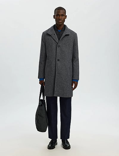 Slmrainar Wool Blend Coat Noos - Uldfrakker