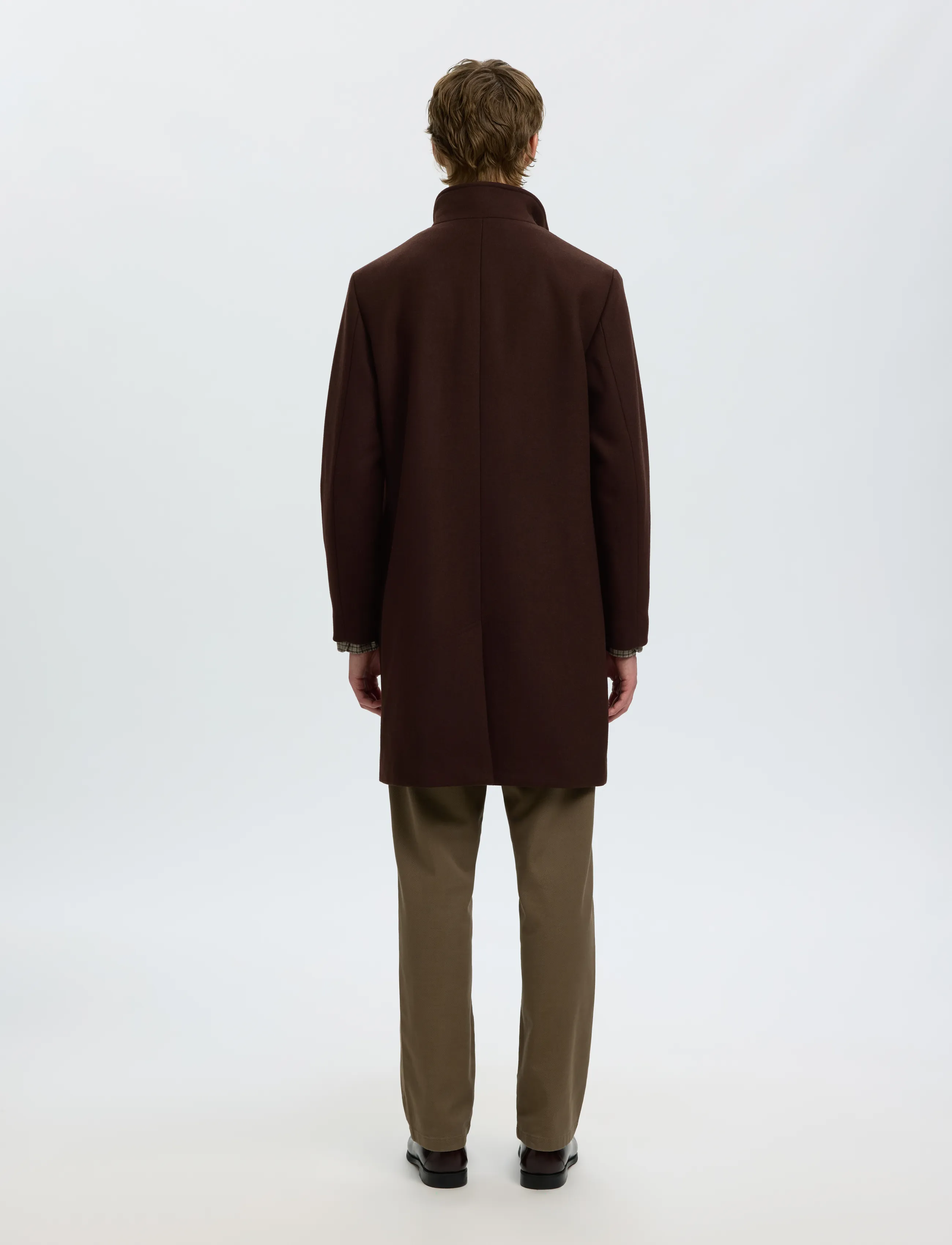 Selected - SLMRAINAR WOOL BLEND COAT NOOS - wollmäntel - delicioso - 2