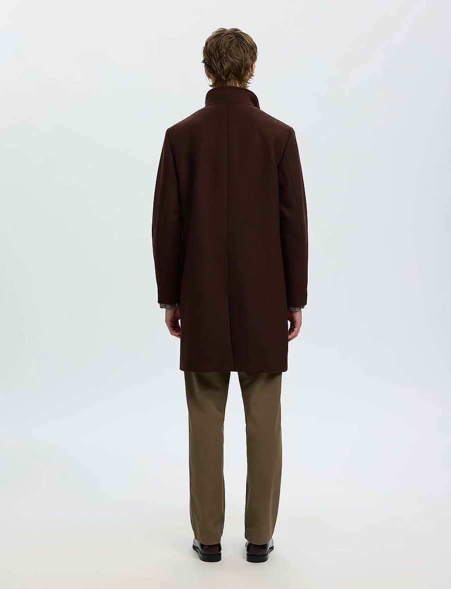 Selected - SLMRAINAR WOOL BLEND COAT NOOS - wollmäntel - delicioso - 2
