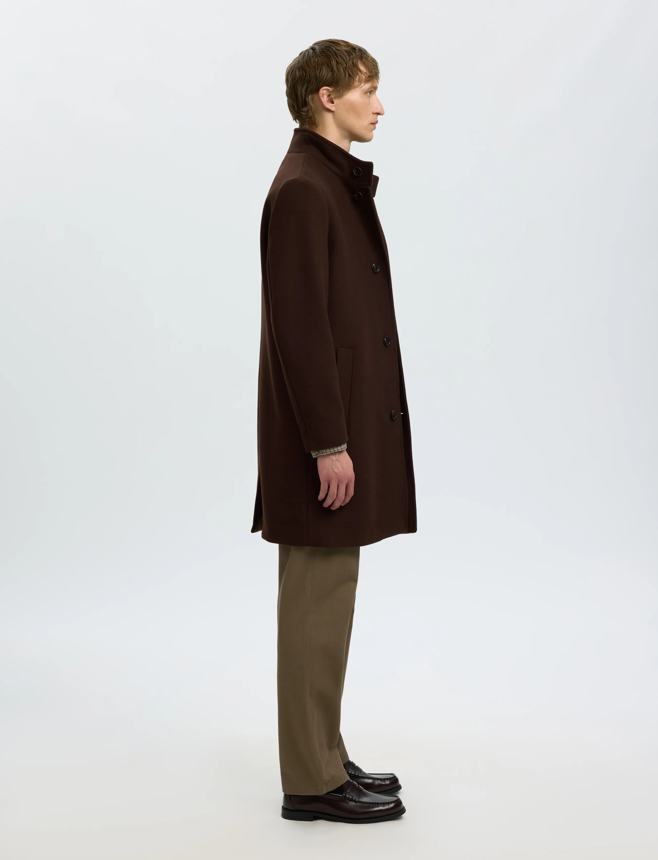 Selected - SLMRAINAR WOOL BLEND COAT NOOS - wollmäntel - delicioso - 3