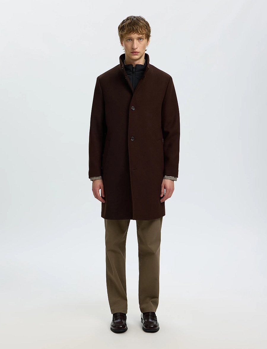 Selected - SLMRAINAR WOOL BLEND COAT NOOS - wollmäntel - delicioso - 5