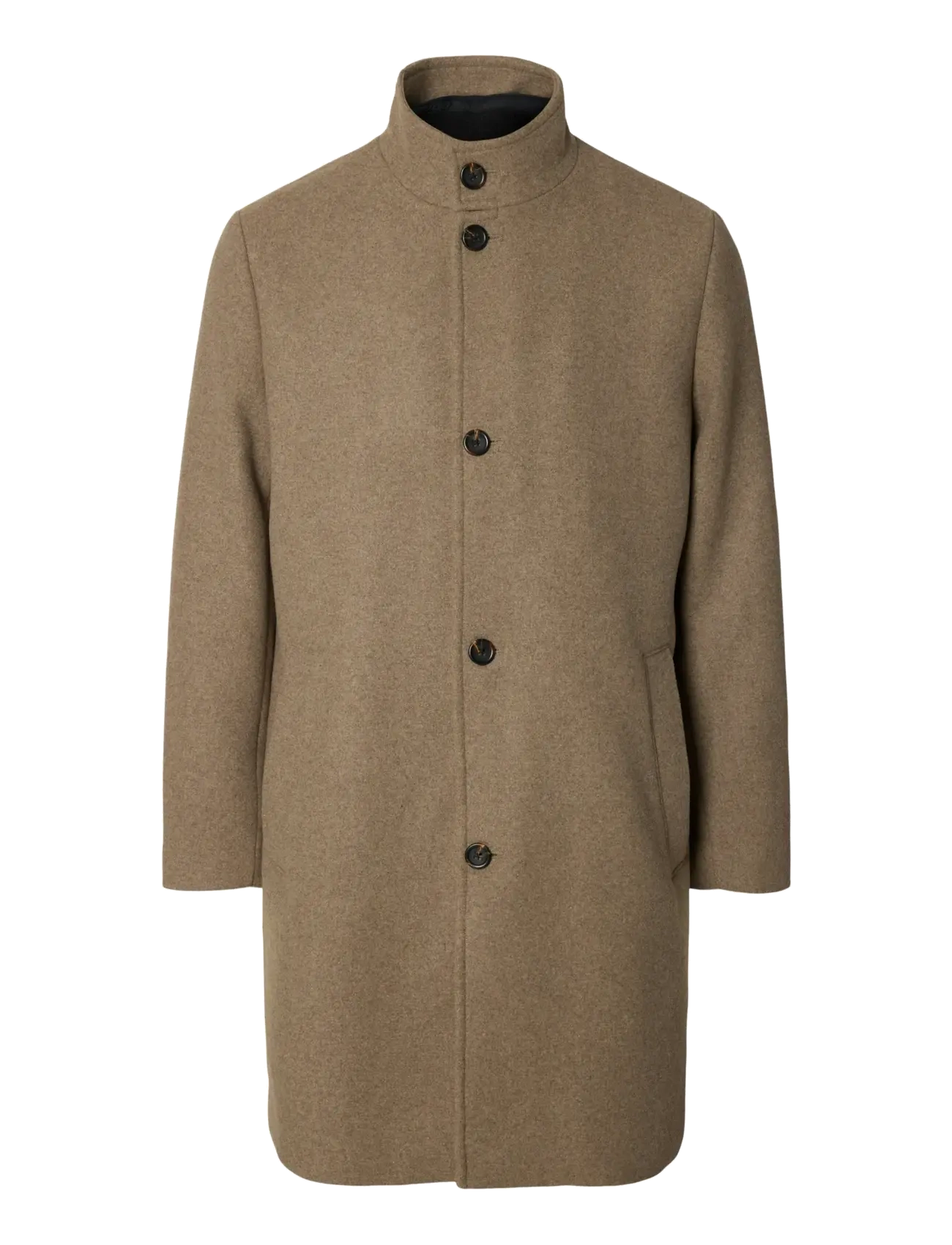 SLMRAINAR WOOL BLEND COAT NOOS - FALLEN ROCK