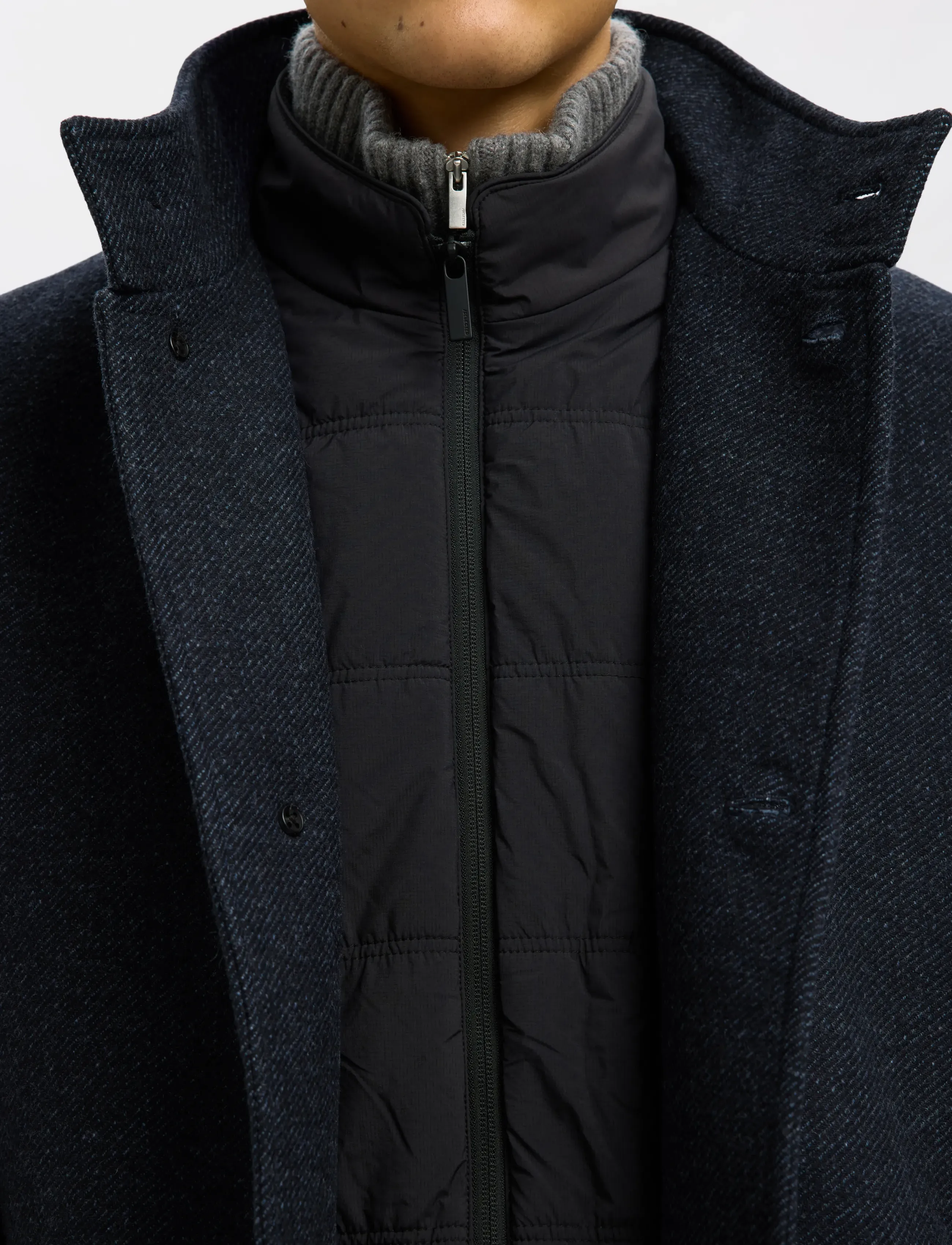Selected - SLMRAINAR WOOL BLEND COAT NOOS - uldfrakker - sky captain - 5
