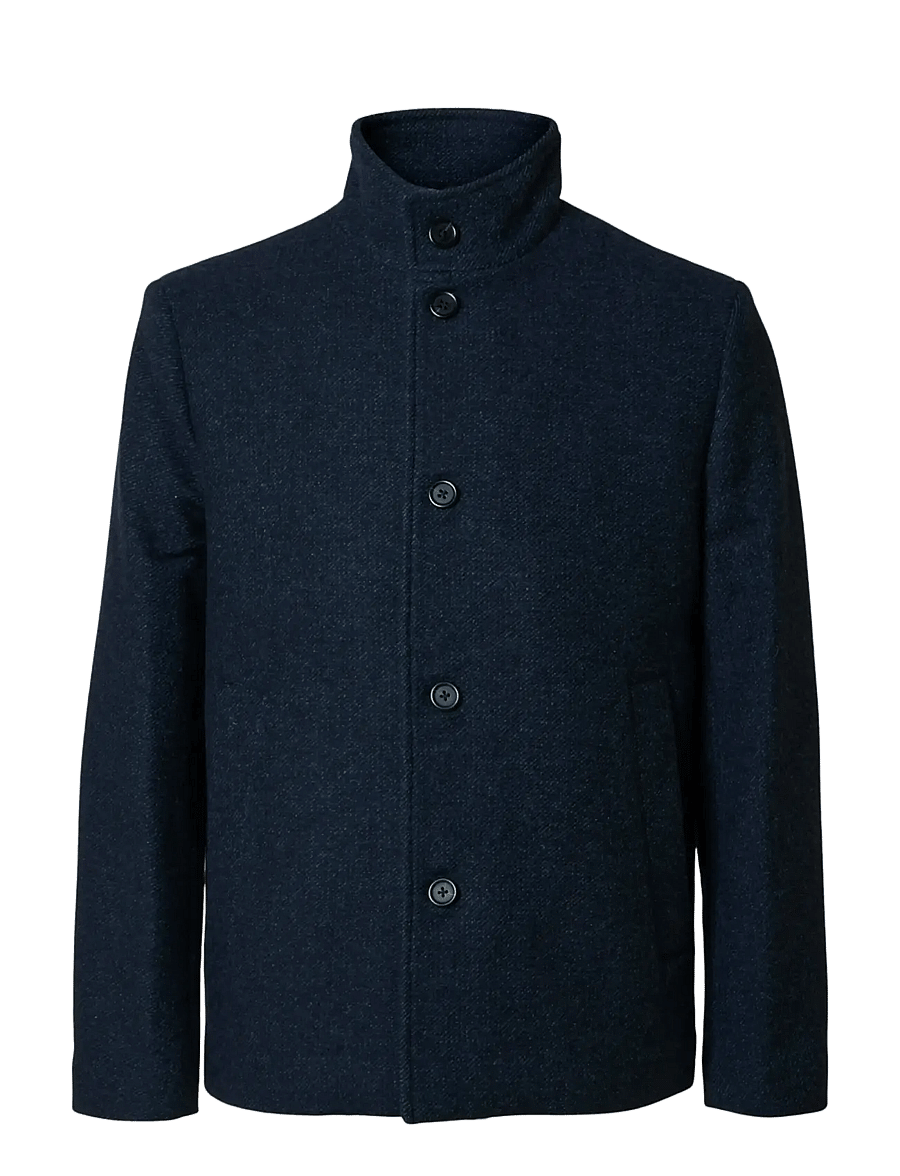 Selected - SLHRAINAR WOOL BLEND JACKET NOOS - jackor - sky captain - 1