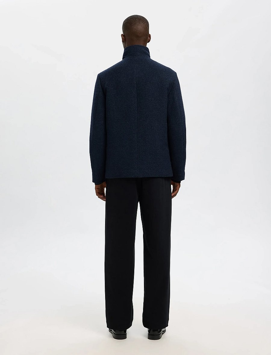 Selected - SLHRAINAR WOOL BLEND JACKET NOOS - jackor - sky captain - 2