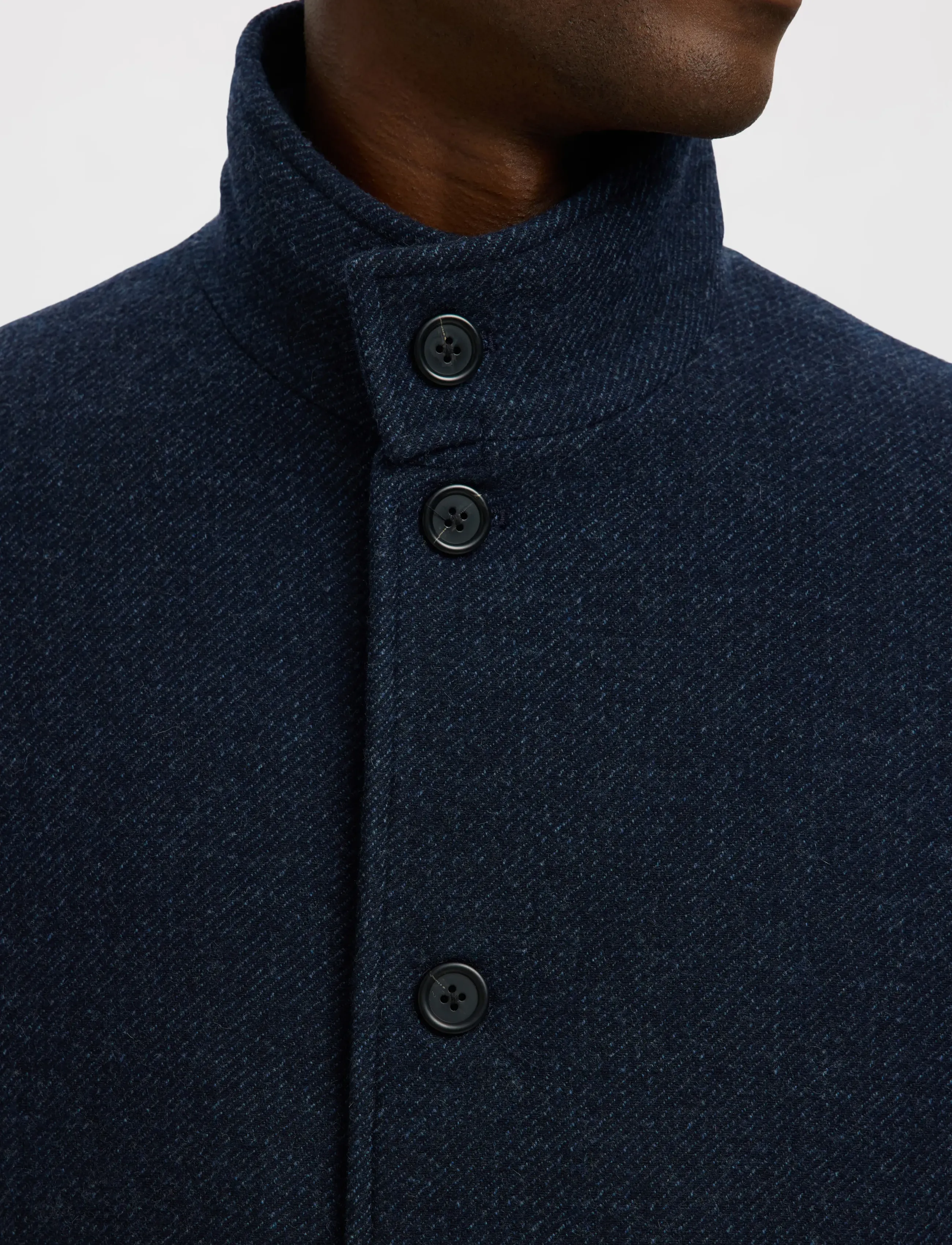 Selected - SLHRAINAR WOOL BLEND JACKET NOOS - jackets - sky captain - 5
